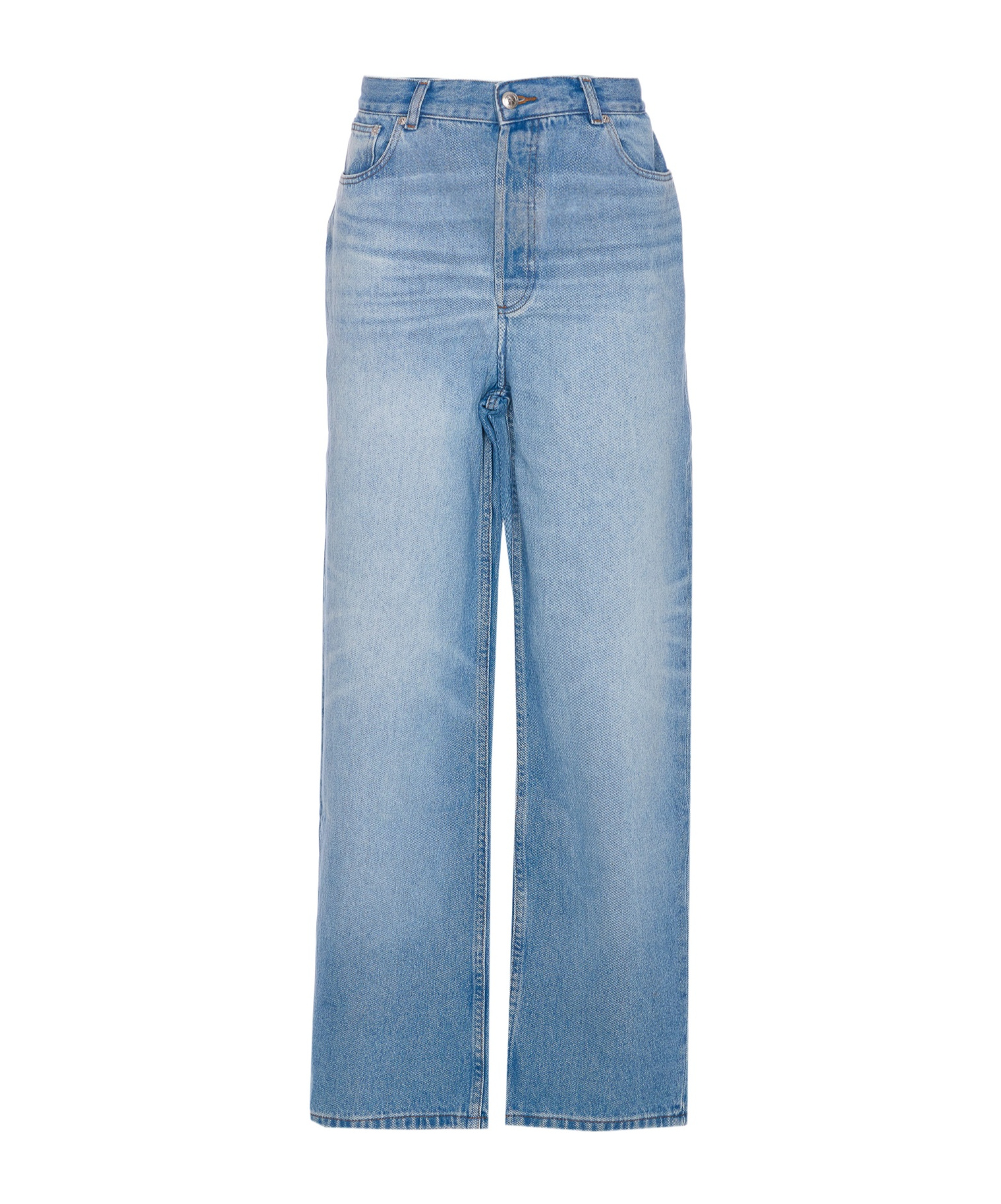 Apc A.p.c. Straight Leg Jeans In Blue