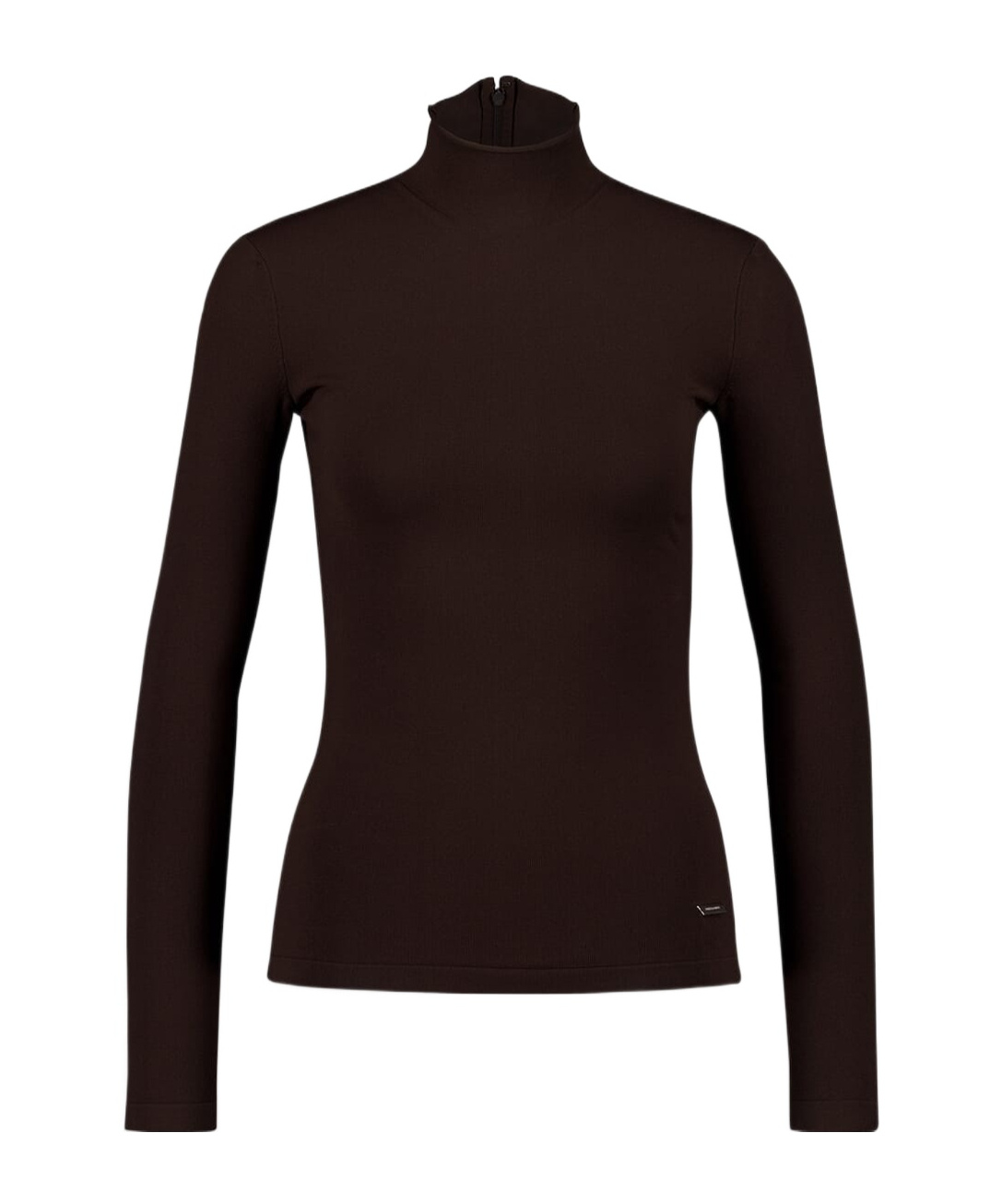 Ferragamo Jersey Turtleneck In Black