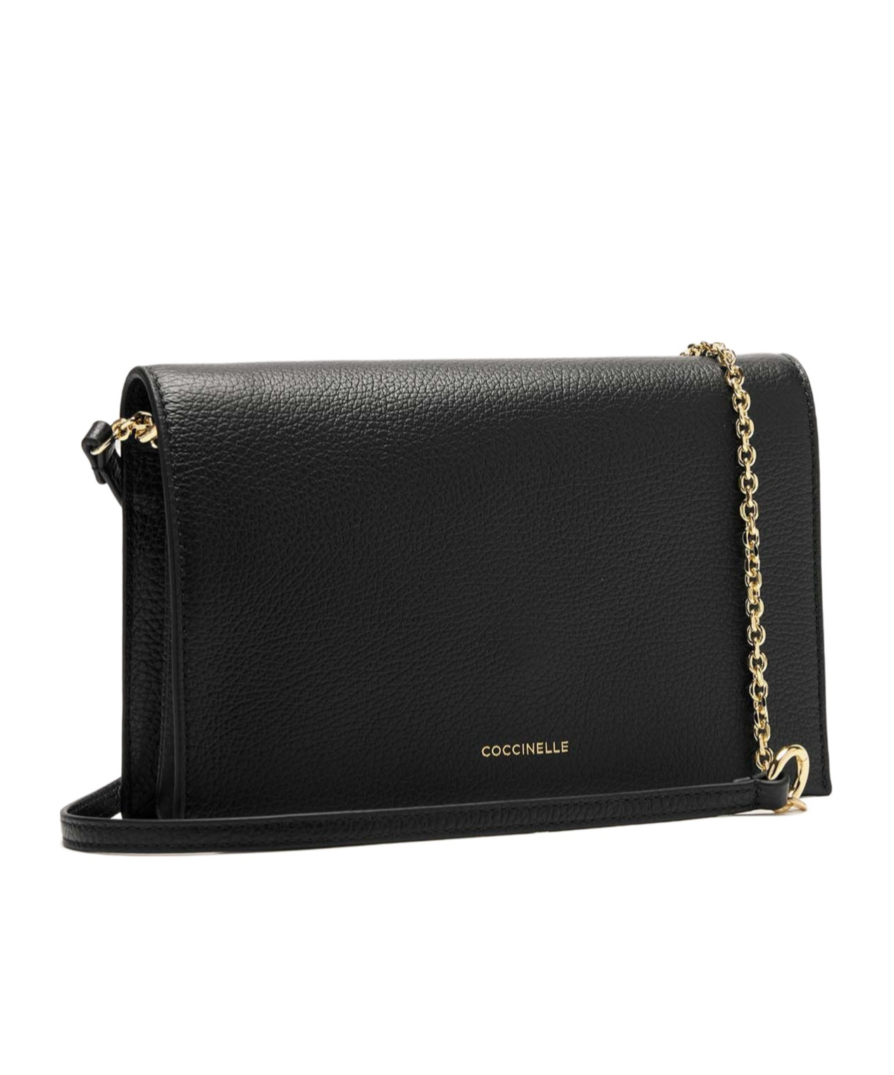 Shop Coccinelle Dandy Clutch Bag In Black