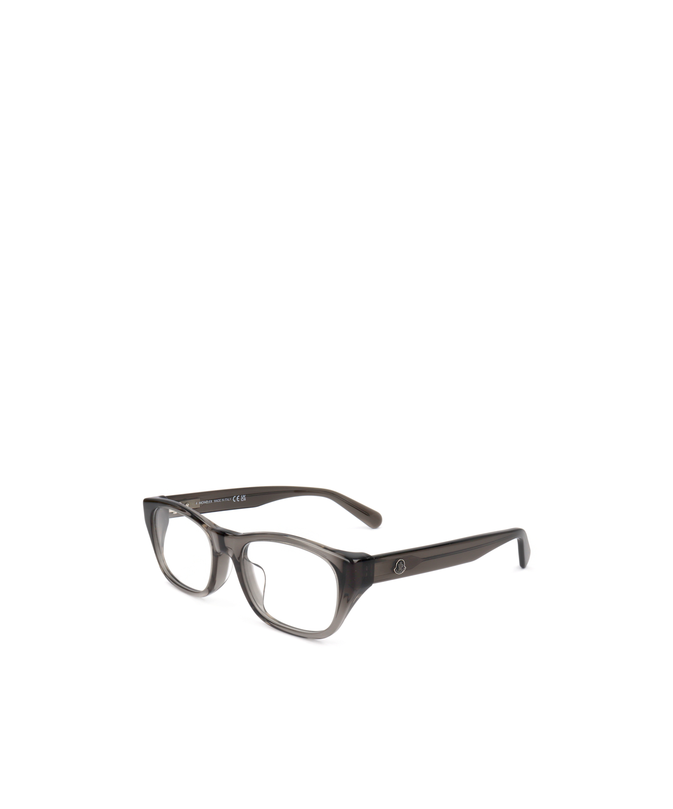 Moncler Logo Flat Mirror In Gray