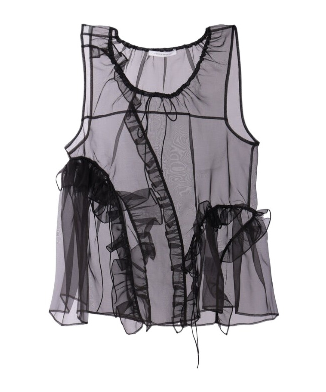 Cecilie Bahnsen Orsalina Top In Brown