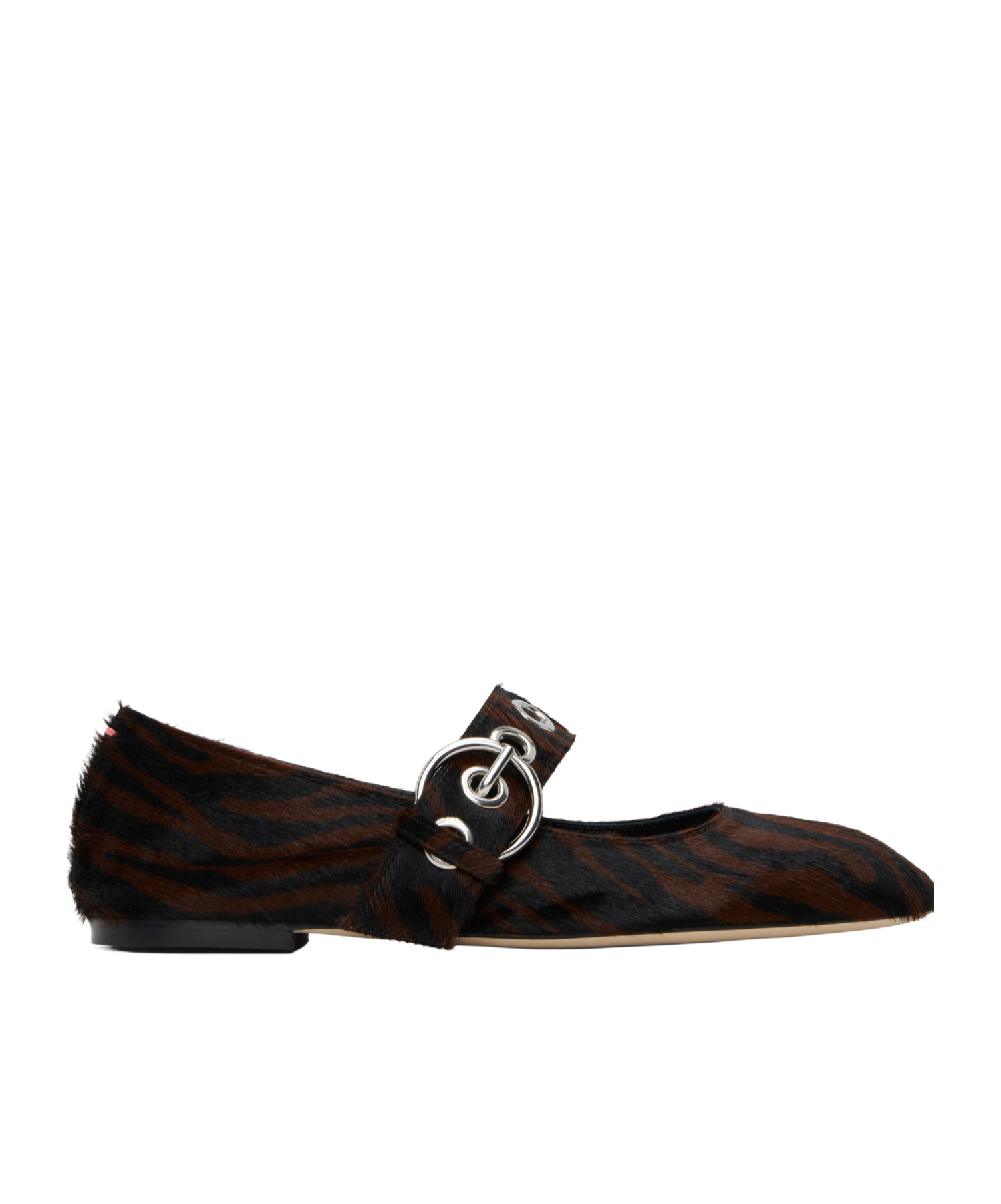 Aeyde Uma Eyelet Mary Jane Ballet Flats In Multi