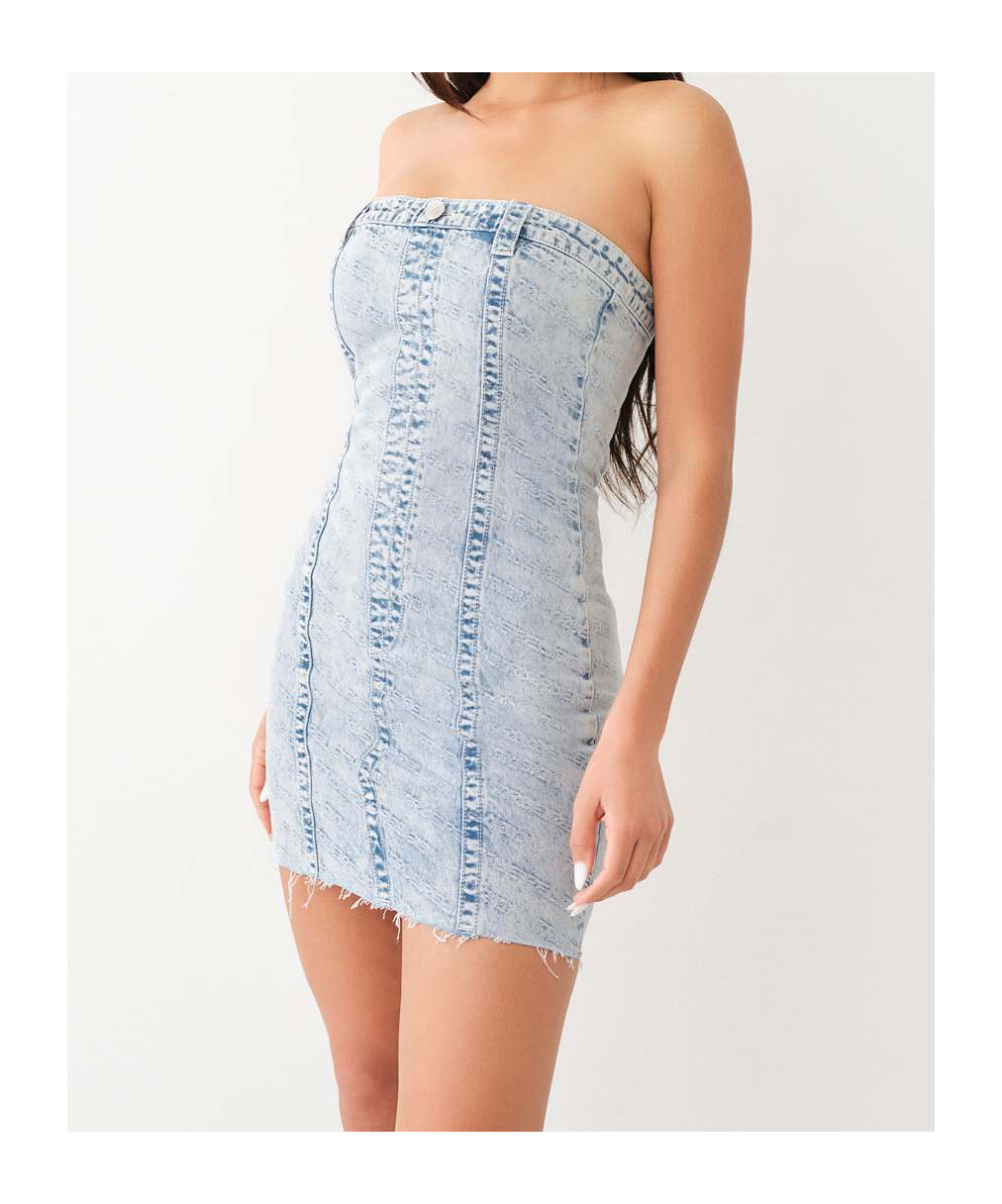 Shop True Religion Sleeveless Dress In Leaping Water