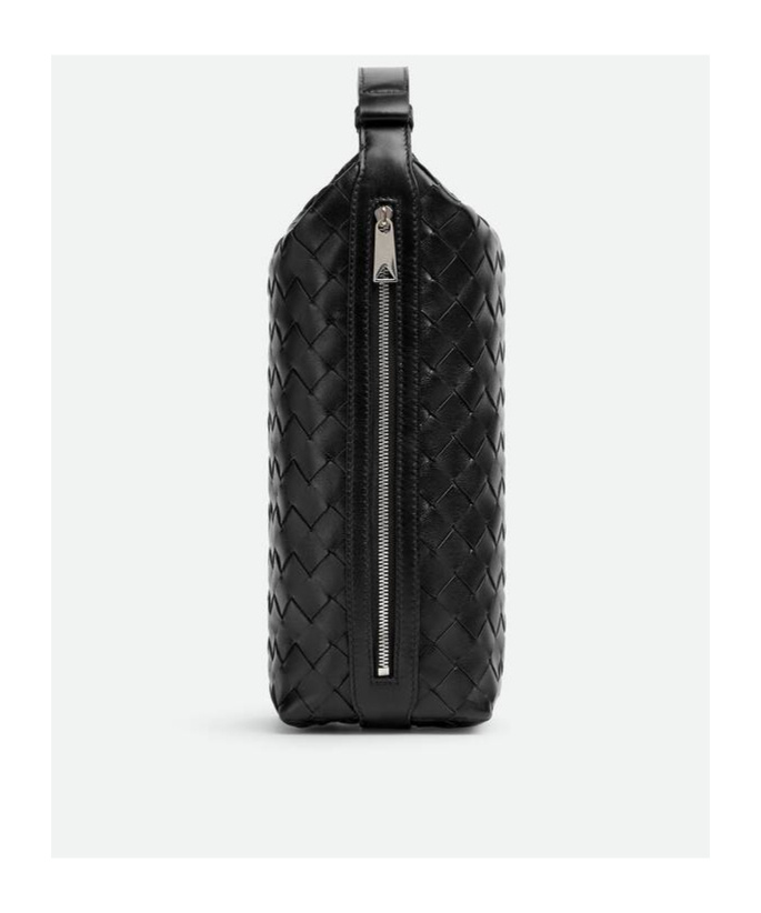 Bottega Veneta Vertical Knitted Handbag In Black