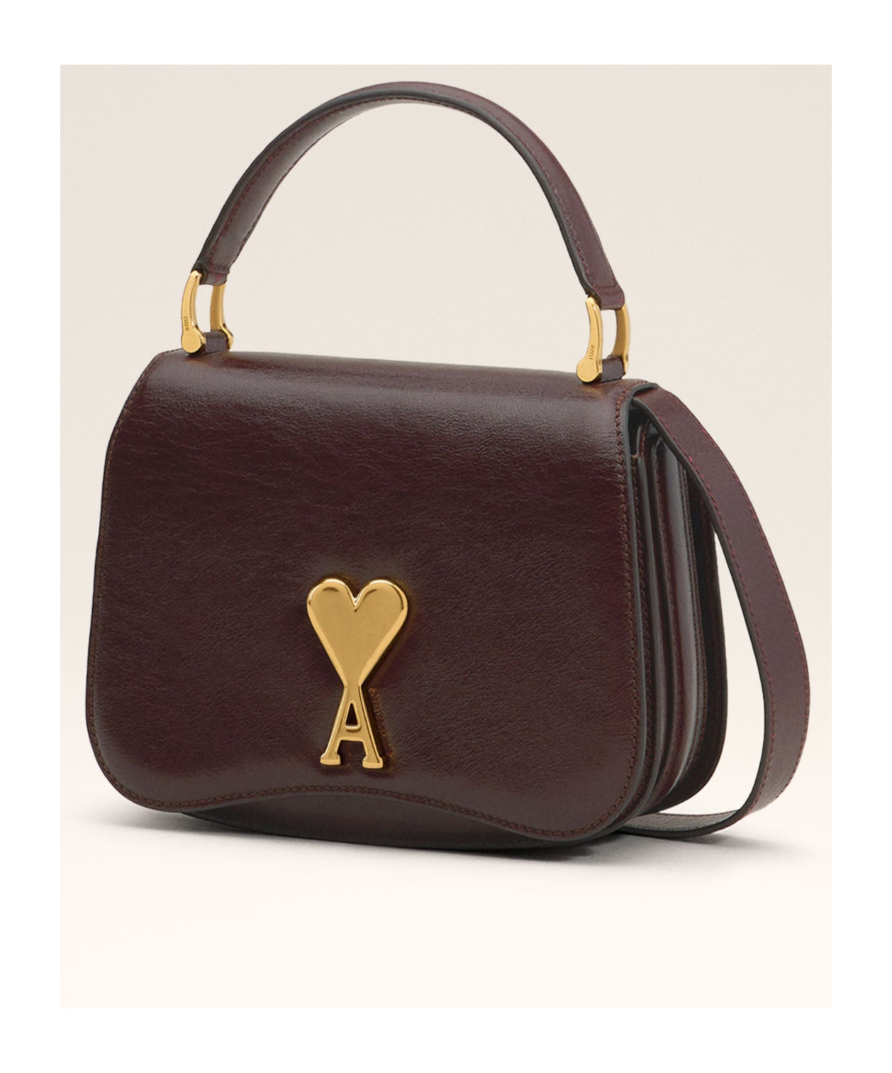 Ami Alexandre Mattiussi Flip Shoulder Bag In Black
