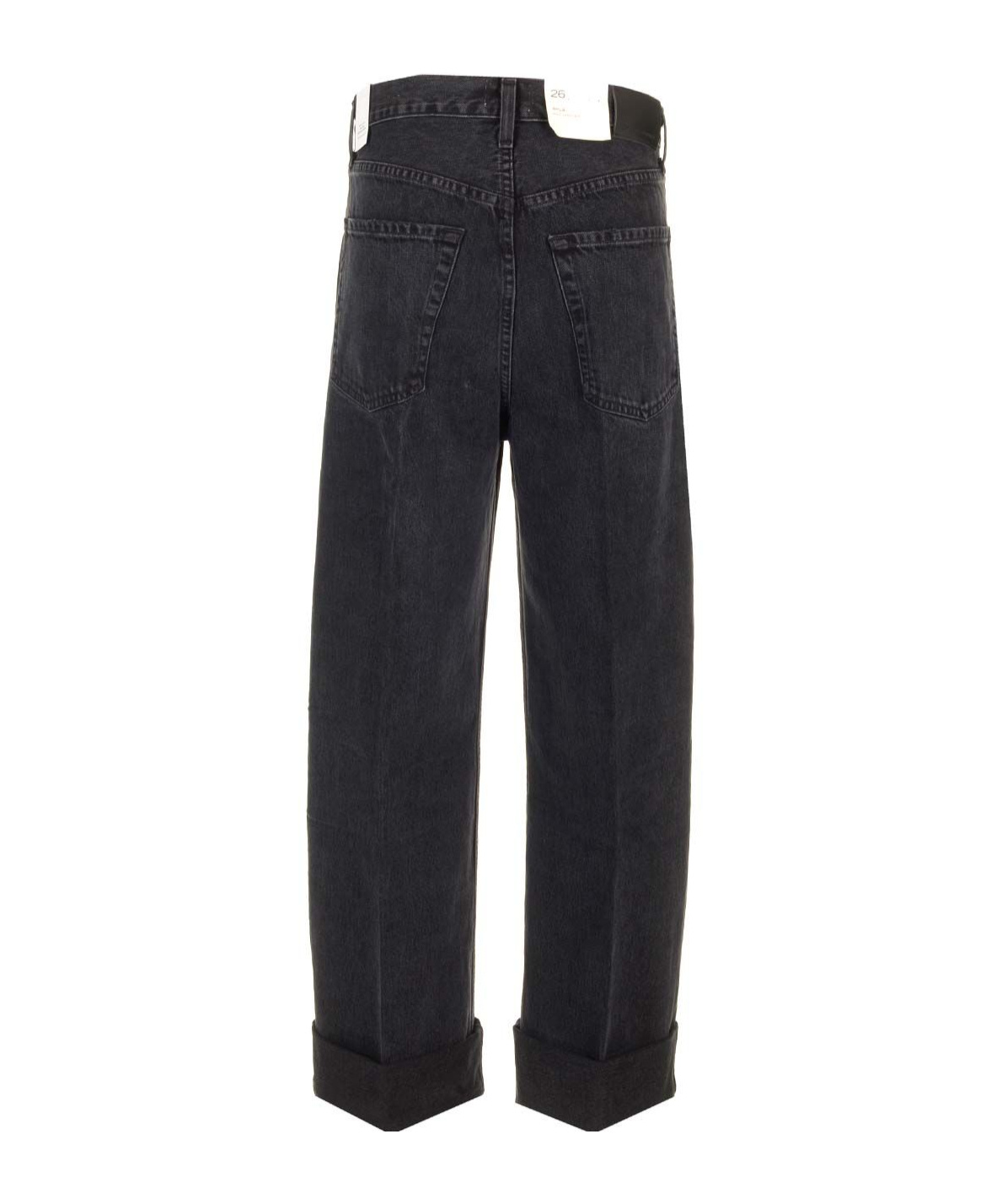 Citizen Of Humanity Citizens Of Humanity Ayla High Rise Baggy Cuffed Jeans In Black