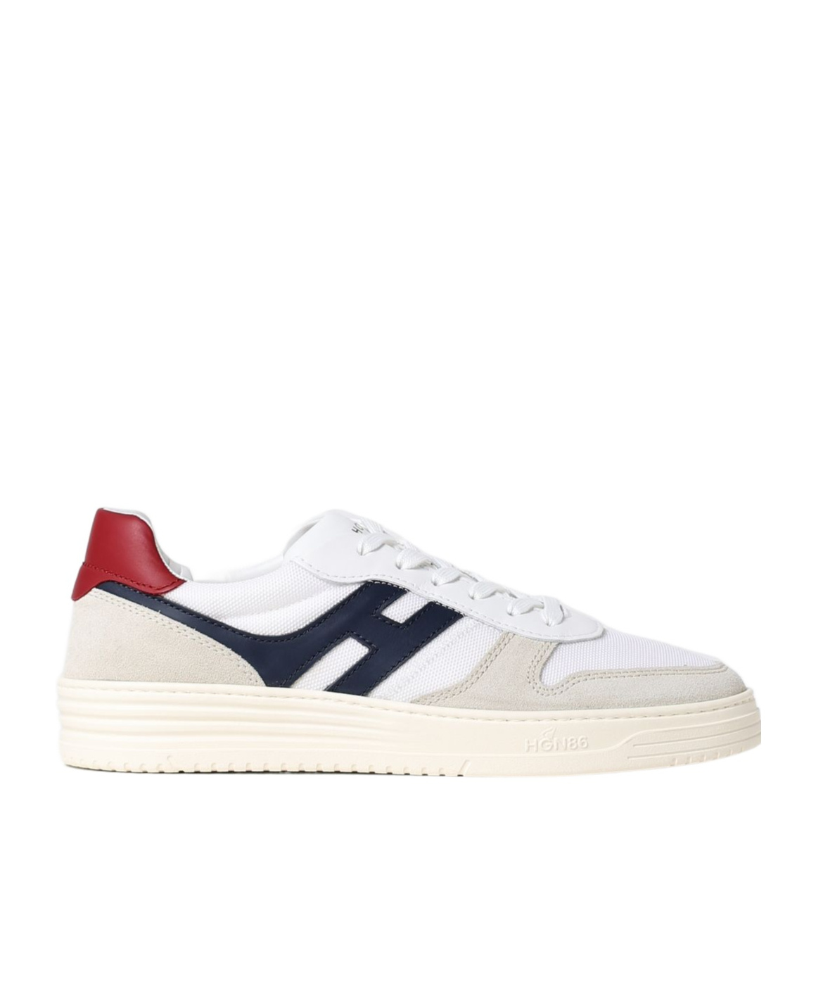 Hogan H630 Logo Patch Lace-up Sneakers Sneakers In White