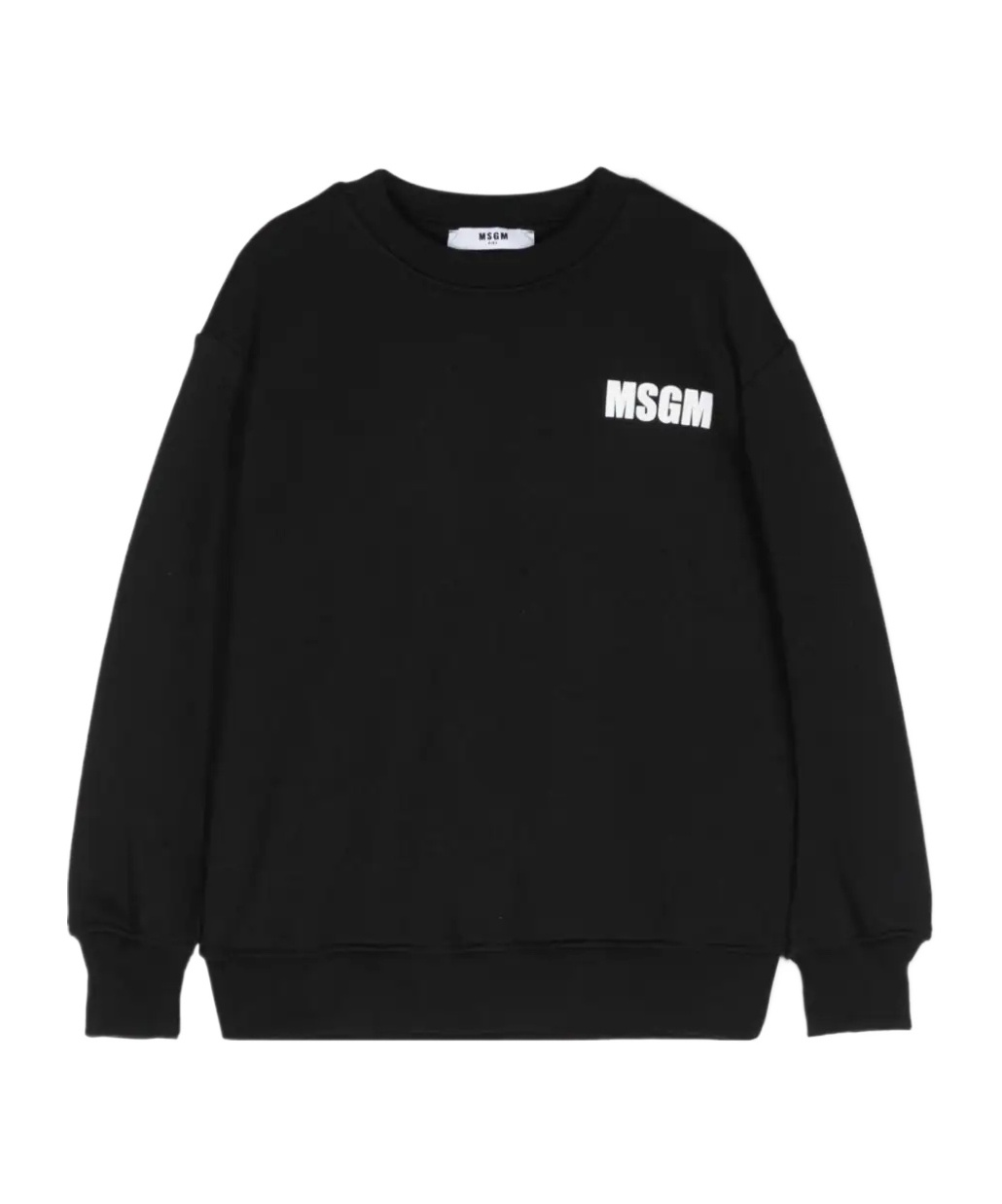 Msgm Logo-print Sweatshirt In Black