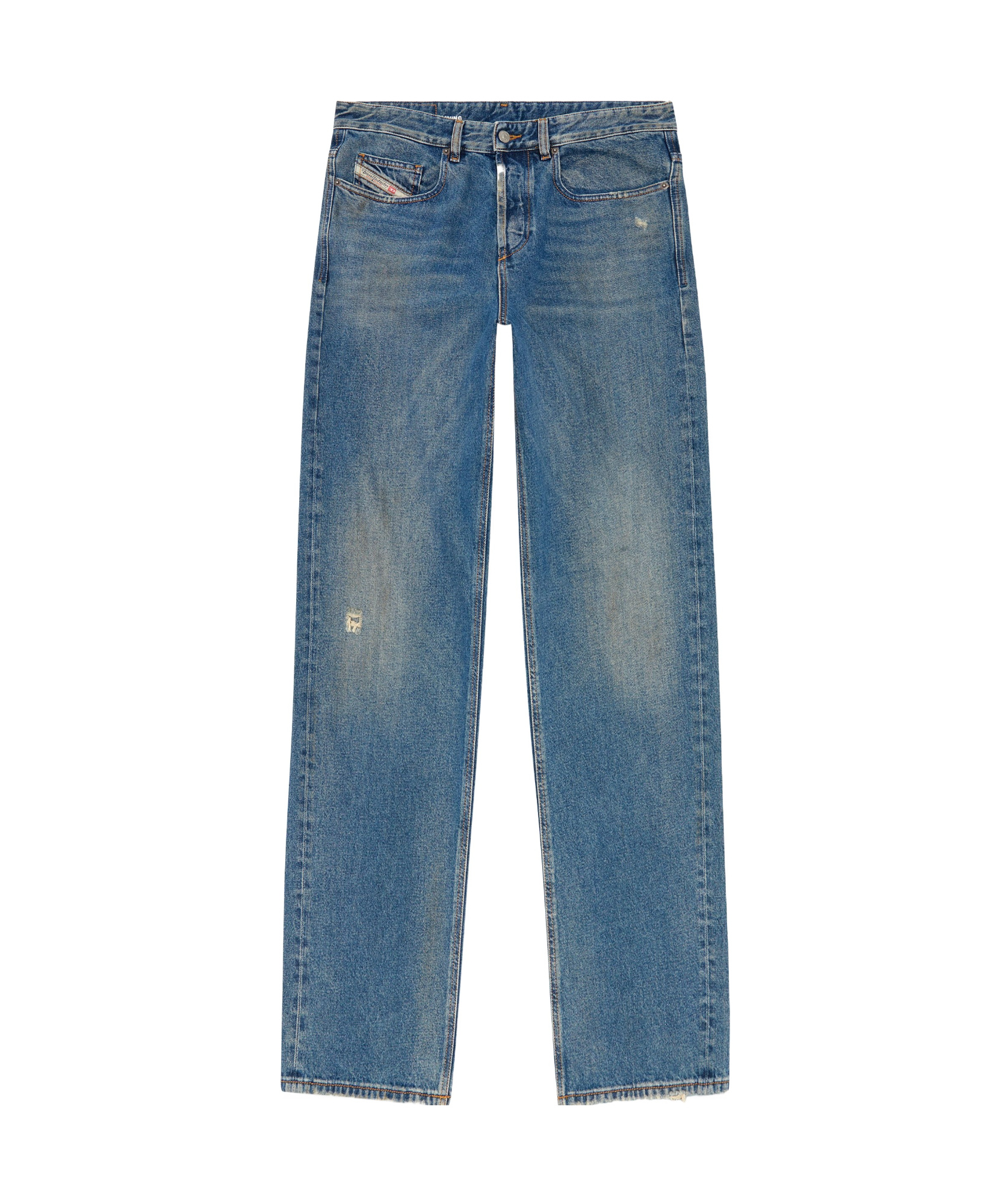 Diesel 2001 D-macro Straight-leg Jeans In Blue