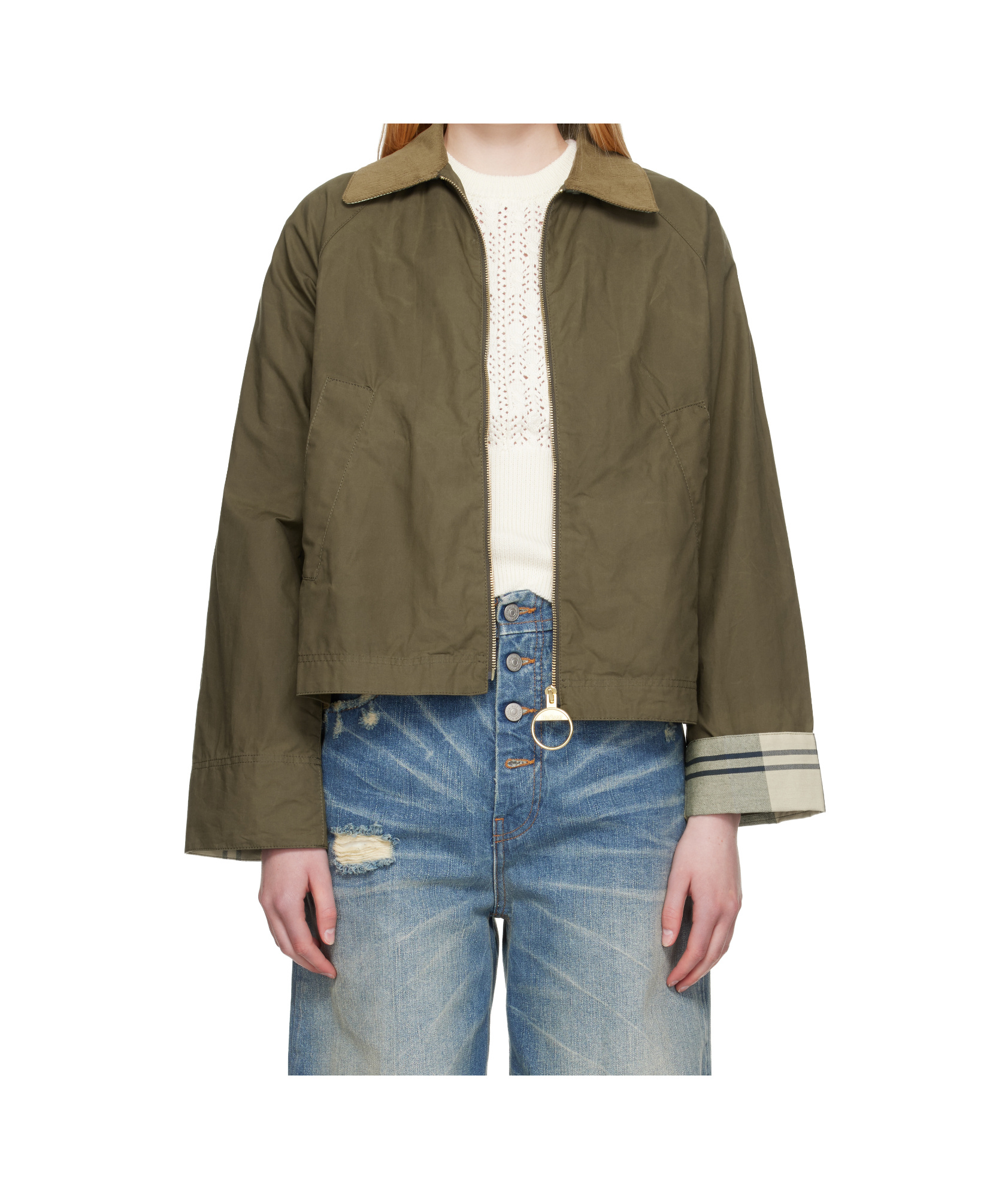 Barbour Catlin Showerproof Jacket In Green