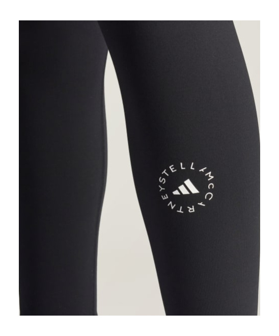 Adidas By Stella Mccartney Asmc Stripe-detail Leggings In Black