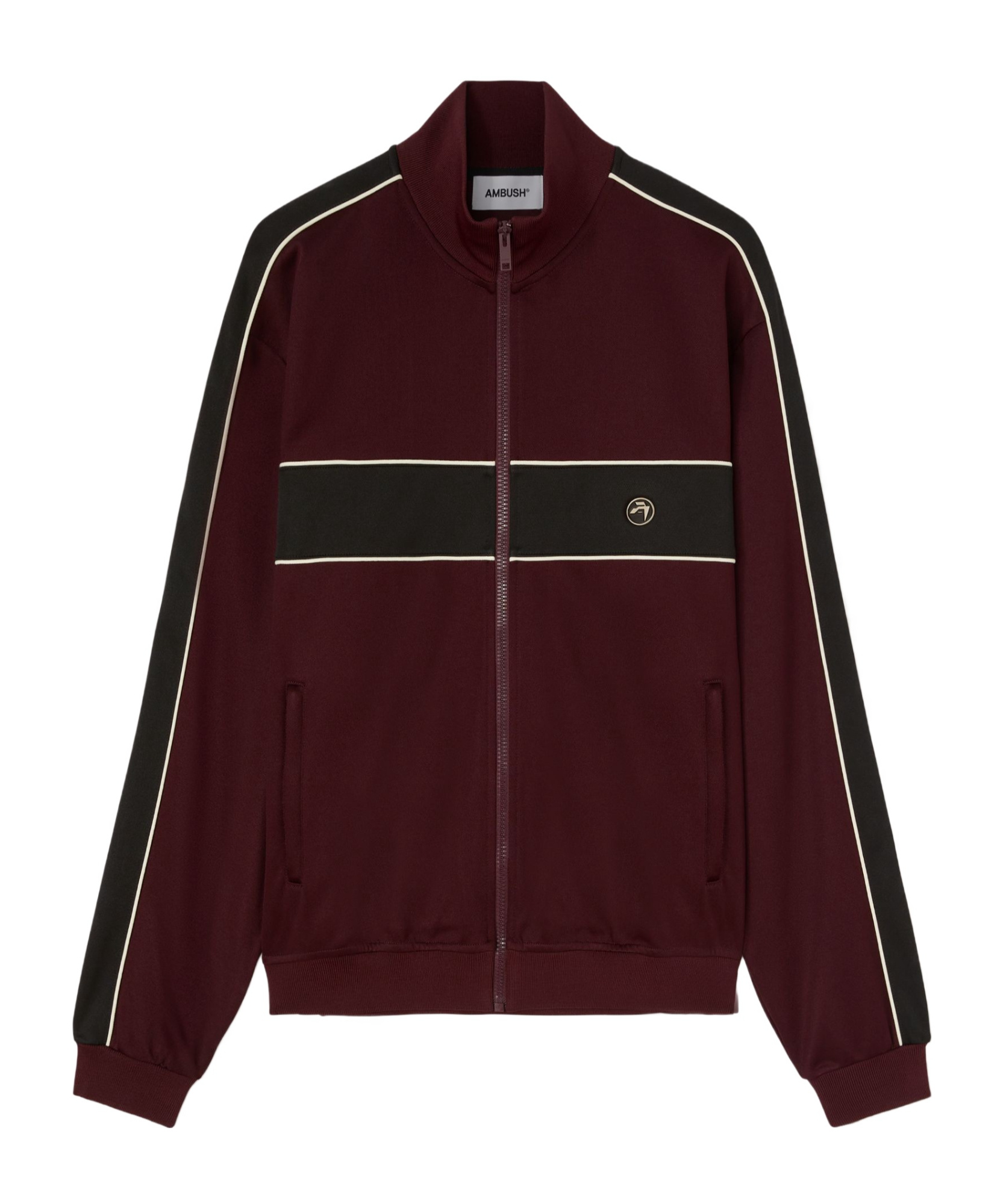 Shop Ambush Colour-block Track Jacket In Brown