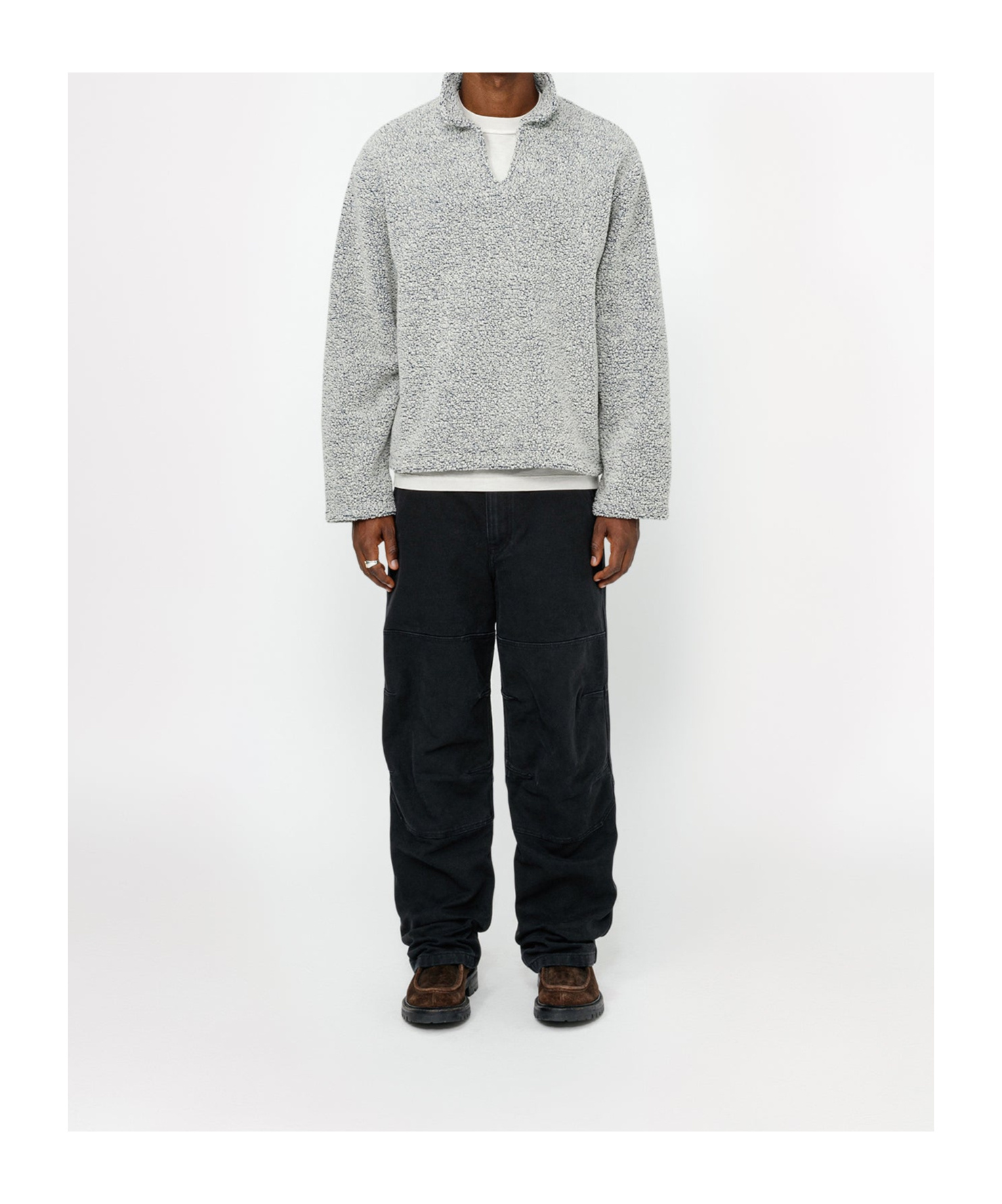 Stussy Belt-loop Trousers In Black