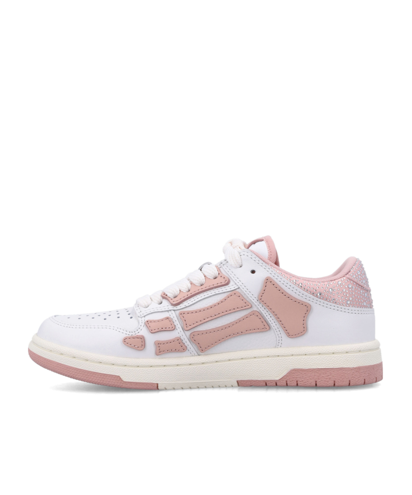 Amiri Crystal Satin Skeleton Low Top Sneaker