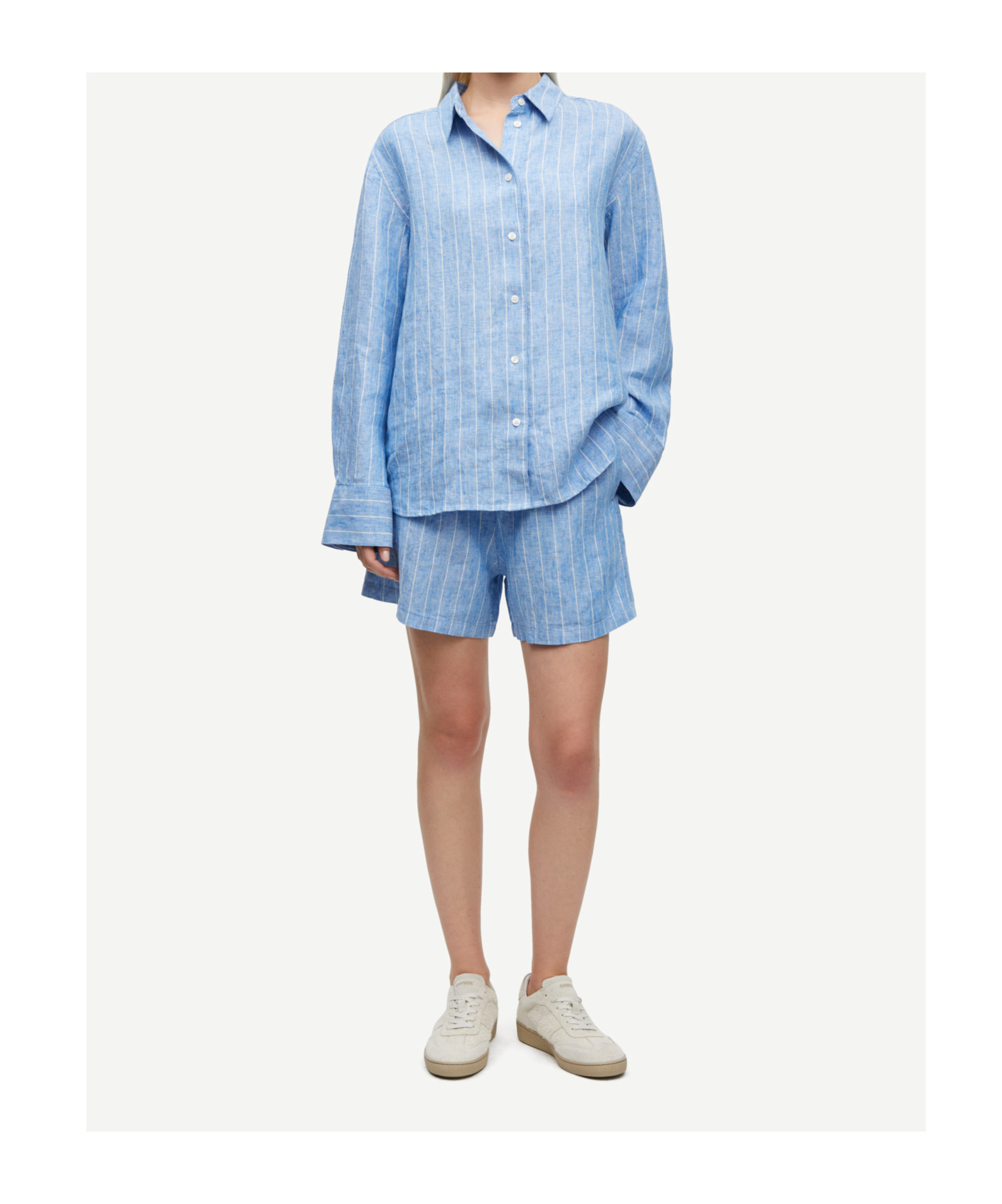 Samsoe & Samsoe Samsøe Samsøe Maren String Shorts In Blue