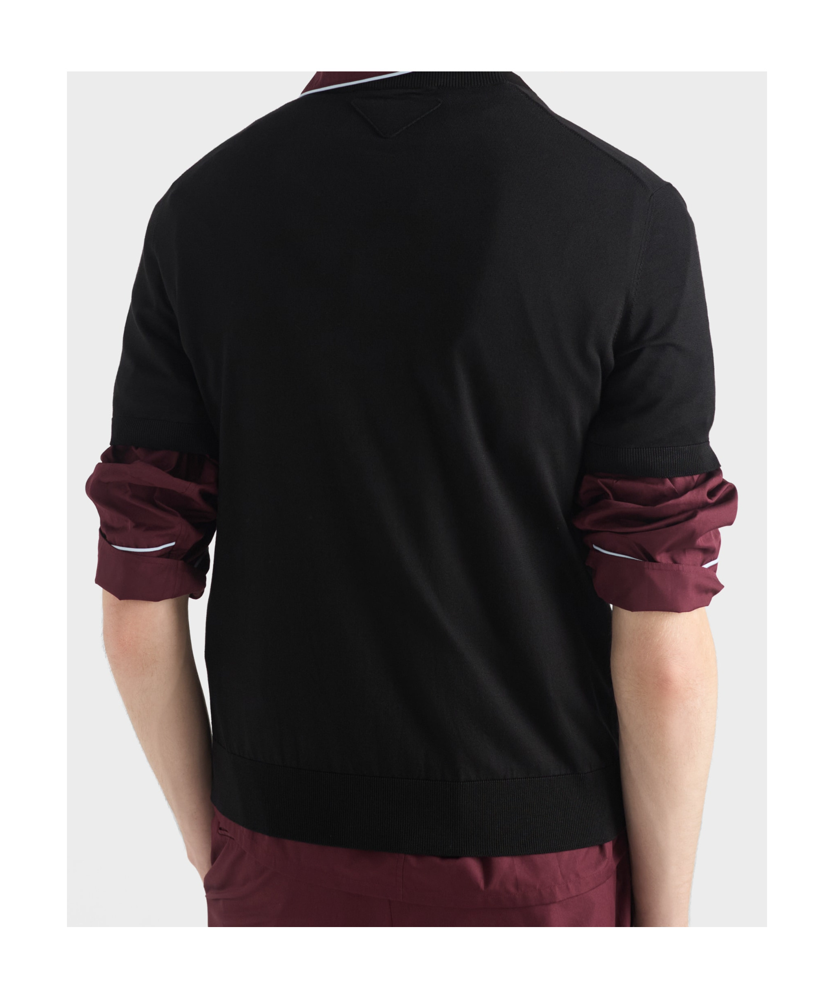 Prada Round-neck T-shirt In Black