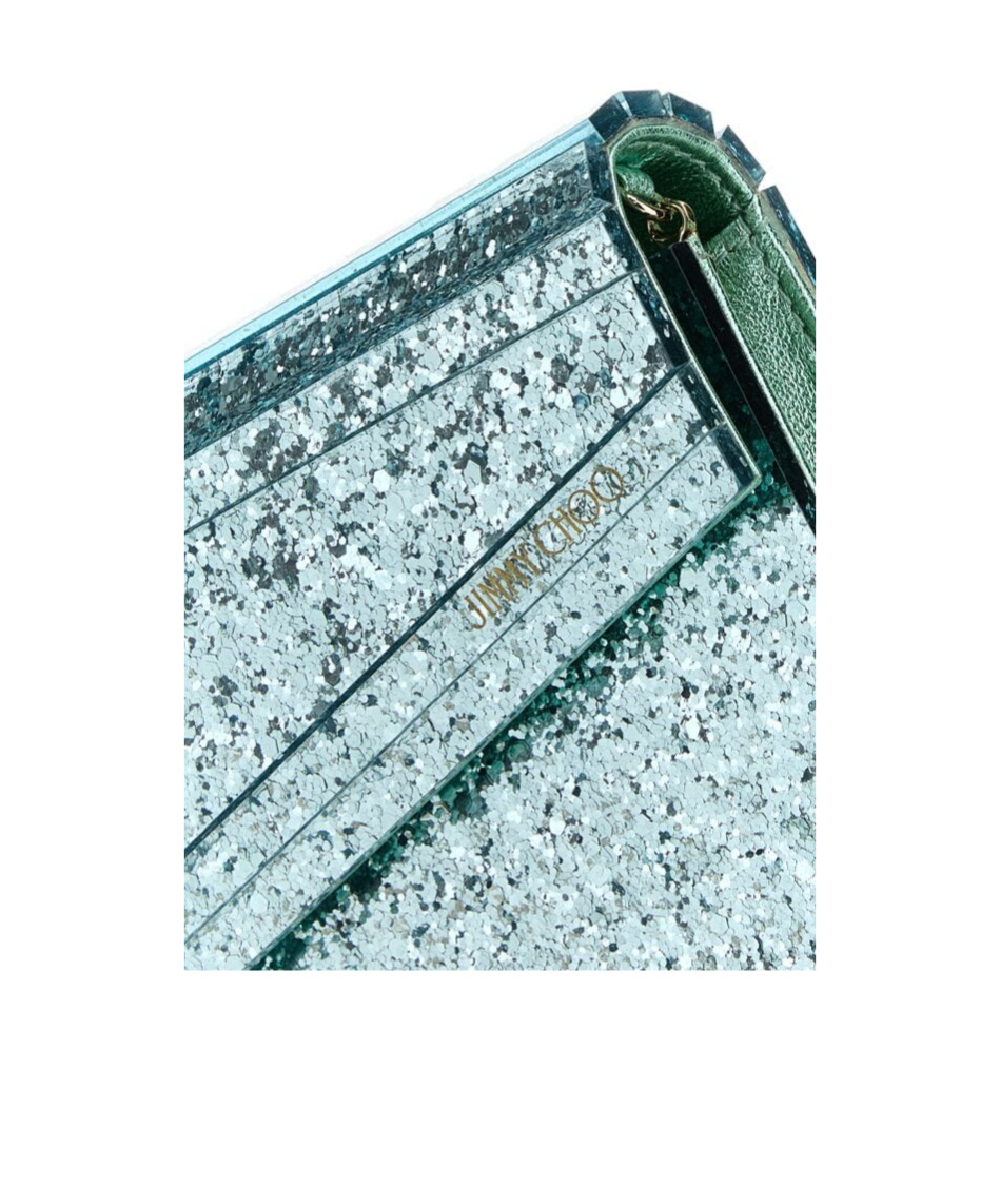 JIMMY CHOO EMBELLISHED ACRYLIC CANDY CLUTCH