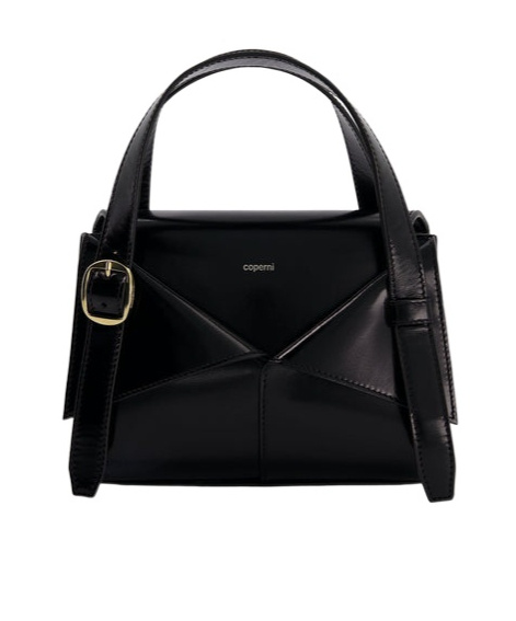 Coperni Double Handle Shoulder Bag In Black