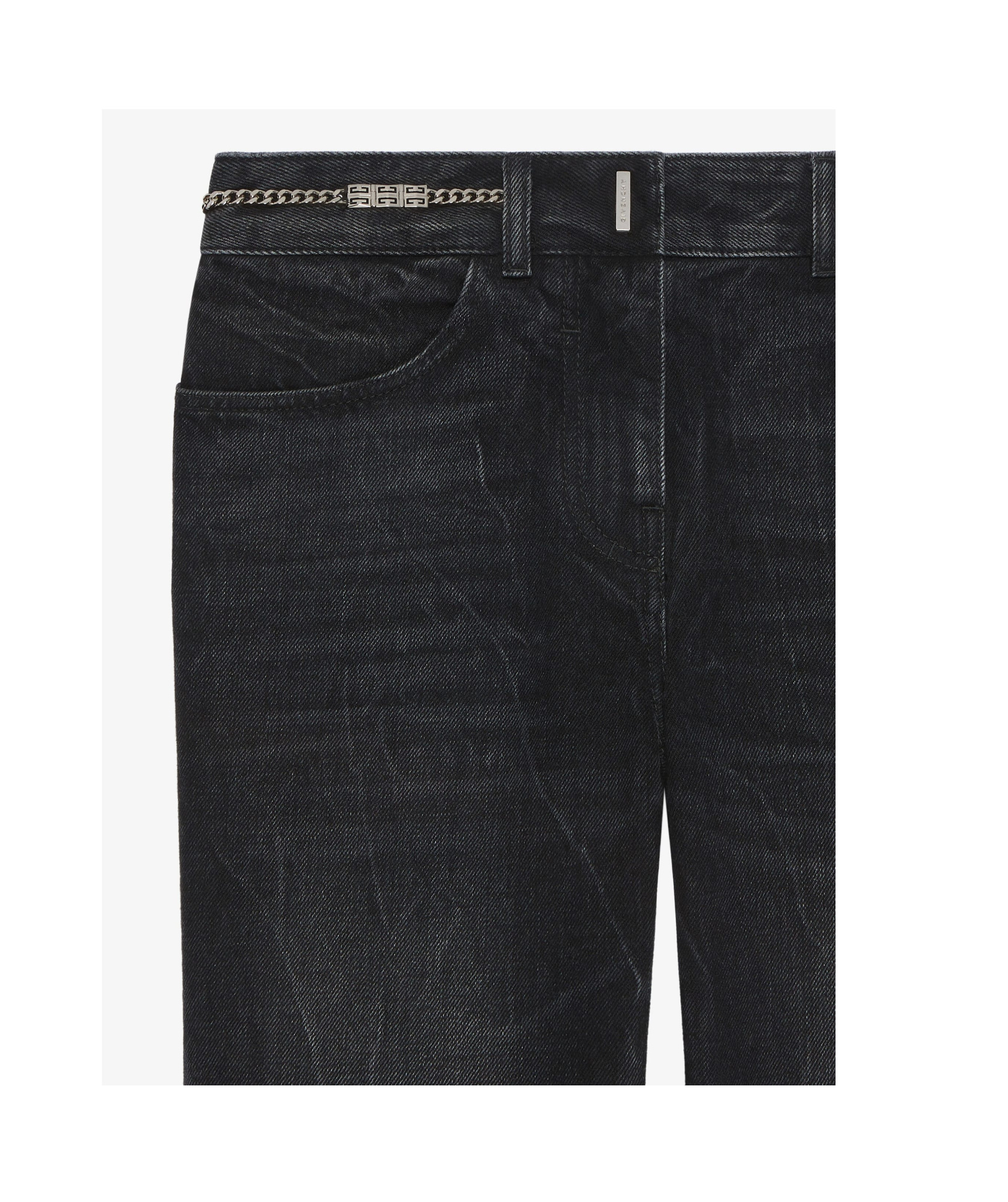Givenchy Logo-plaque Bootcut Jeans In Black