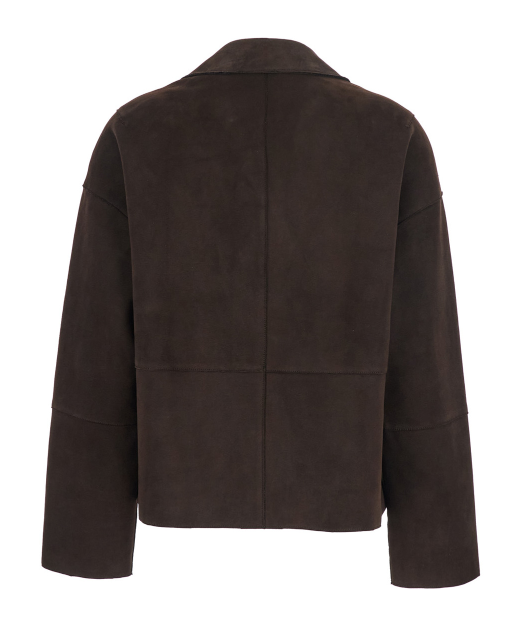 P.a.r.o.s.h Suede Button-fastening Jacket In Brown