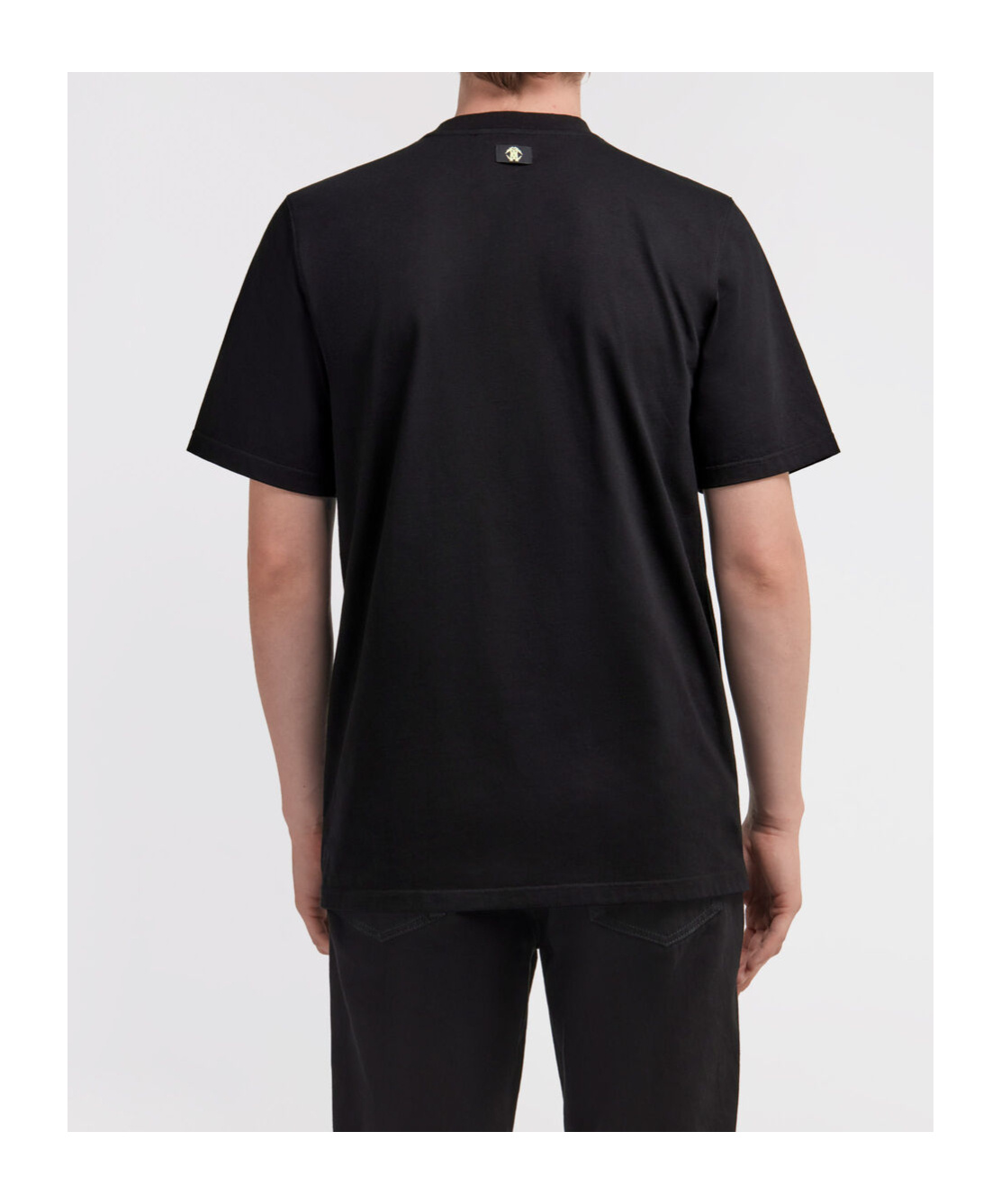 Roberto Cavalli Bandana-print Cotton T-shirt In Black