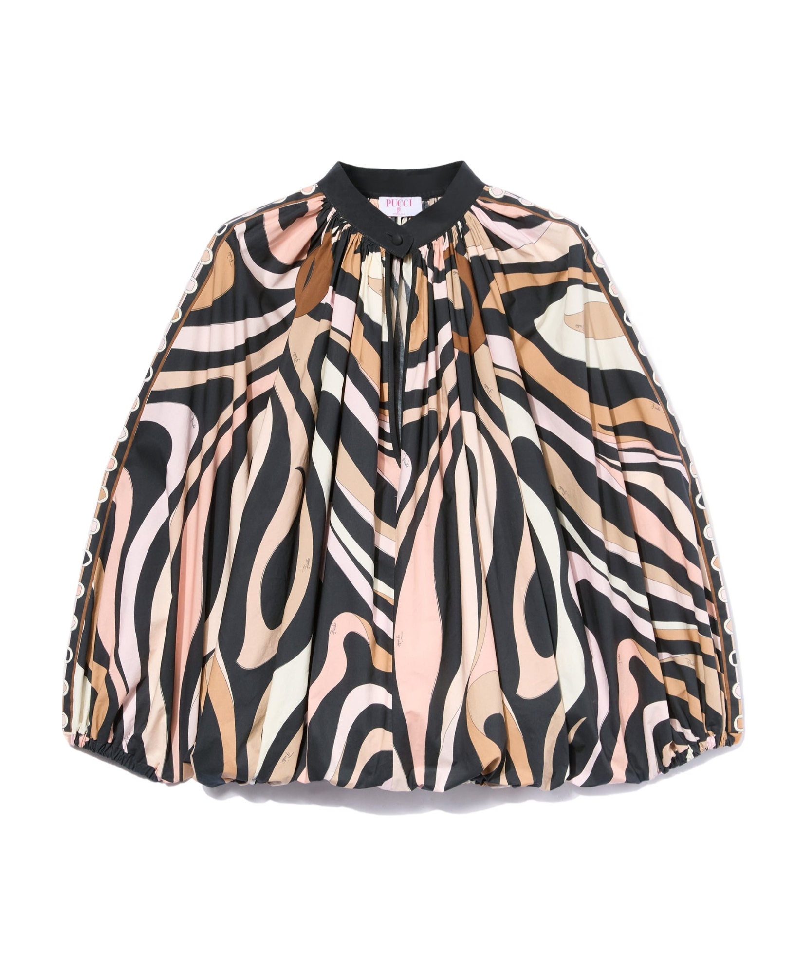 Emilio Pucci Patterned Top In Black