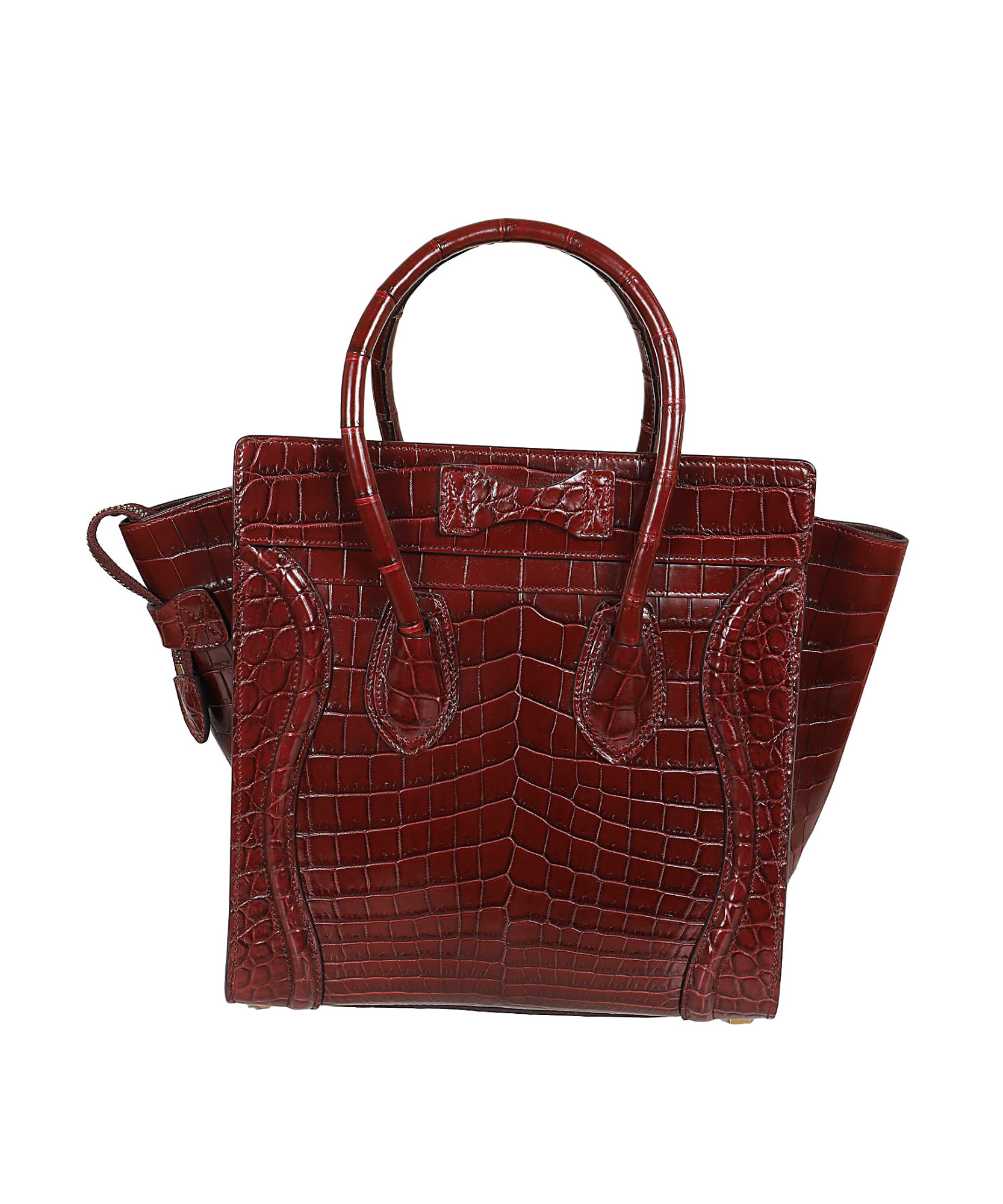 Celine Smiley Handbag In Red