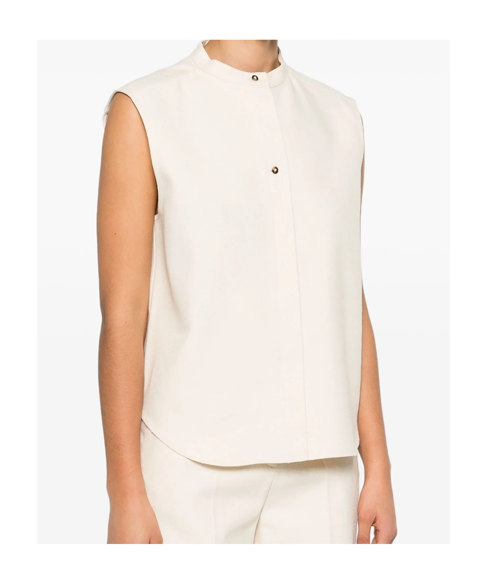 Shop Loulou Studio Lino Top In White