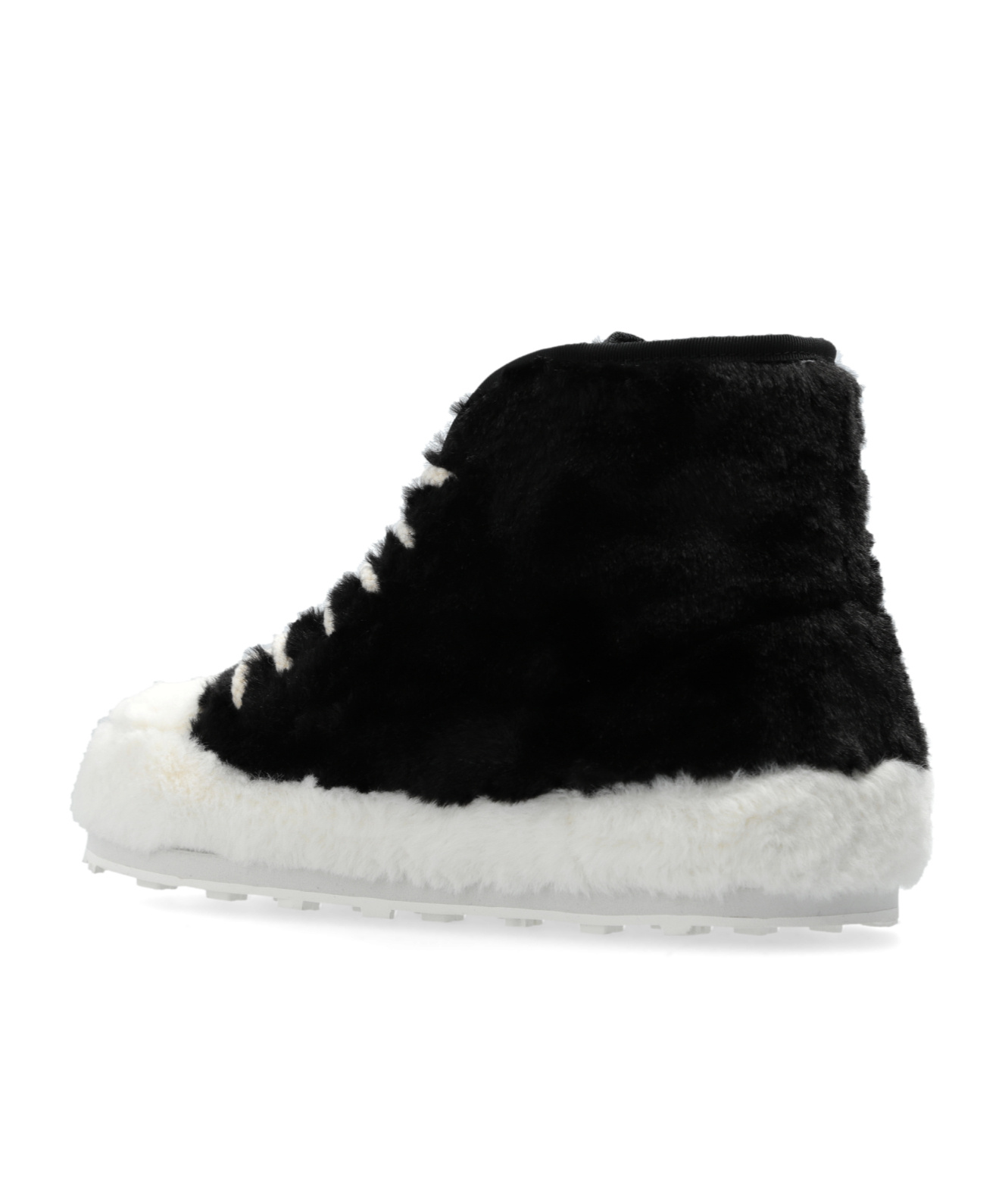 Marni Teddy Lace-up Sneakers In Black