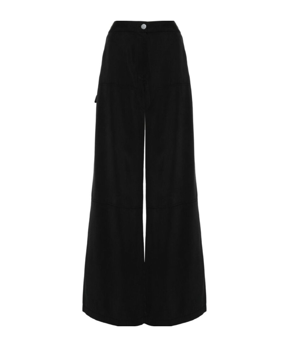 Theory Carpenter Wide-leg Trousers In Black