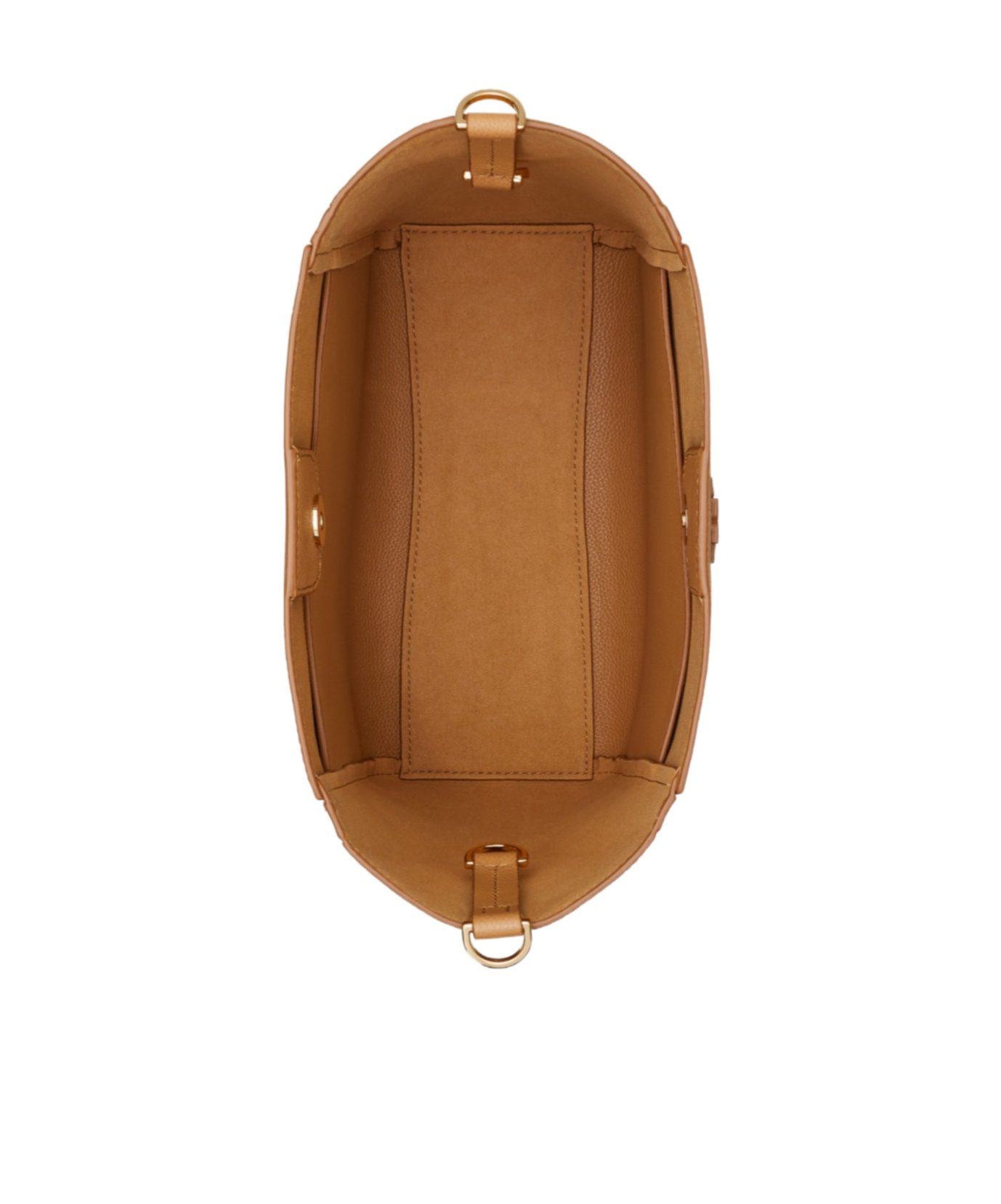Shop Tory Burch Mcgraw Leather Bucket Bag In Nude