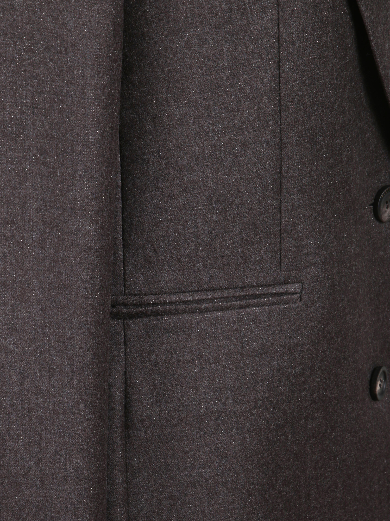 Peserico Single-breasted Wool Blazer In Brown
