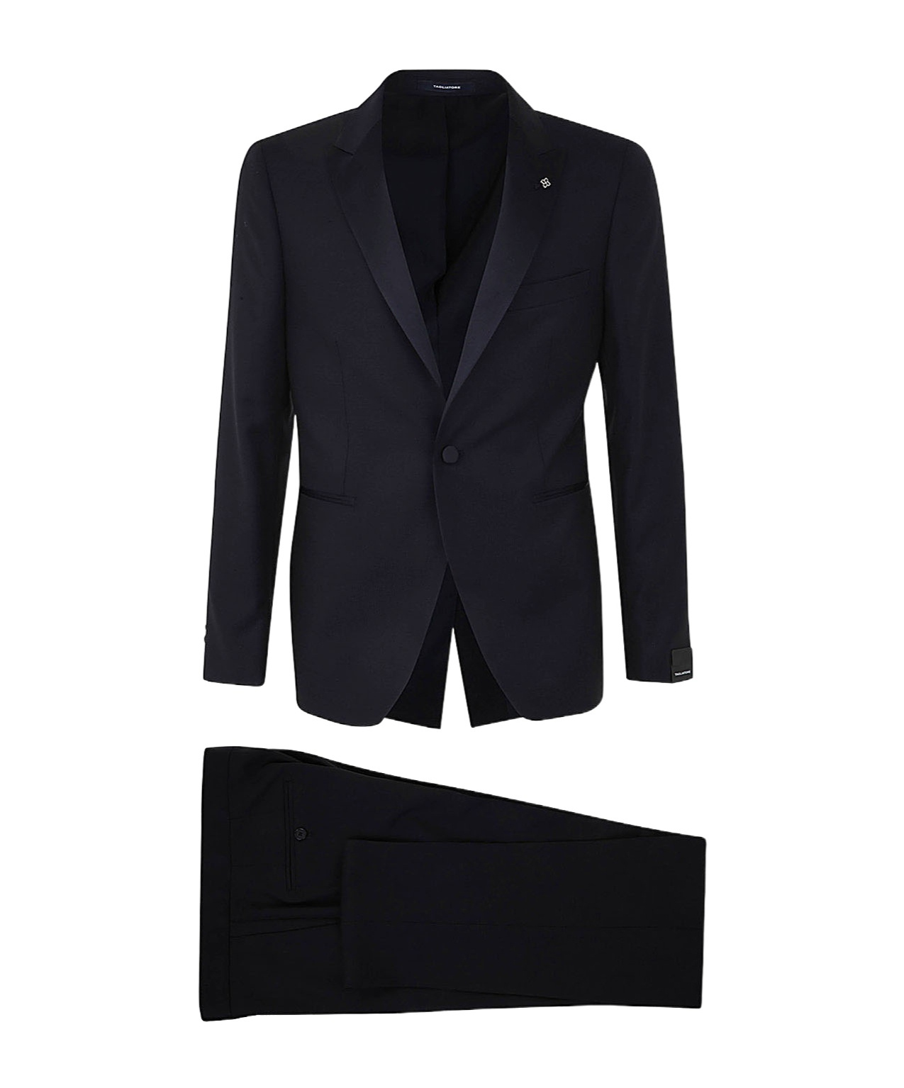 Tagliatore Single-breasted Suit In Black
