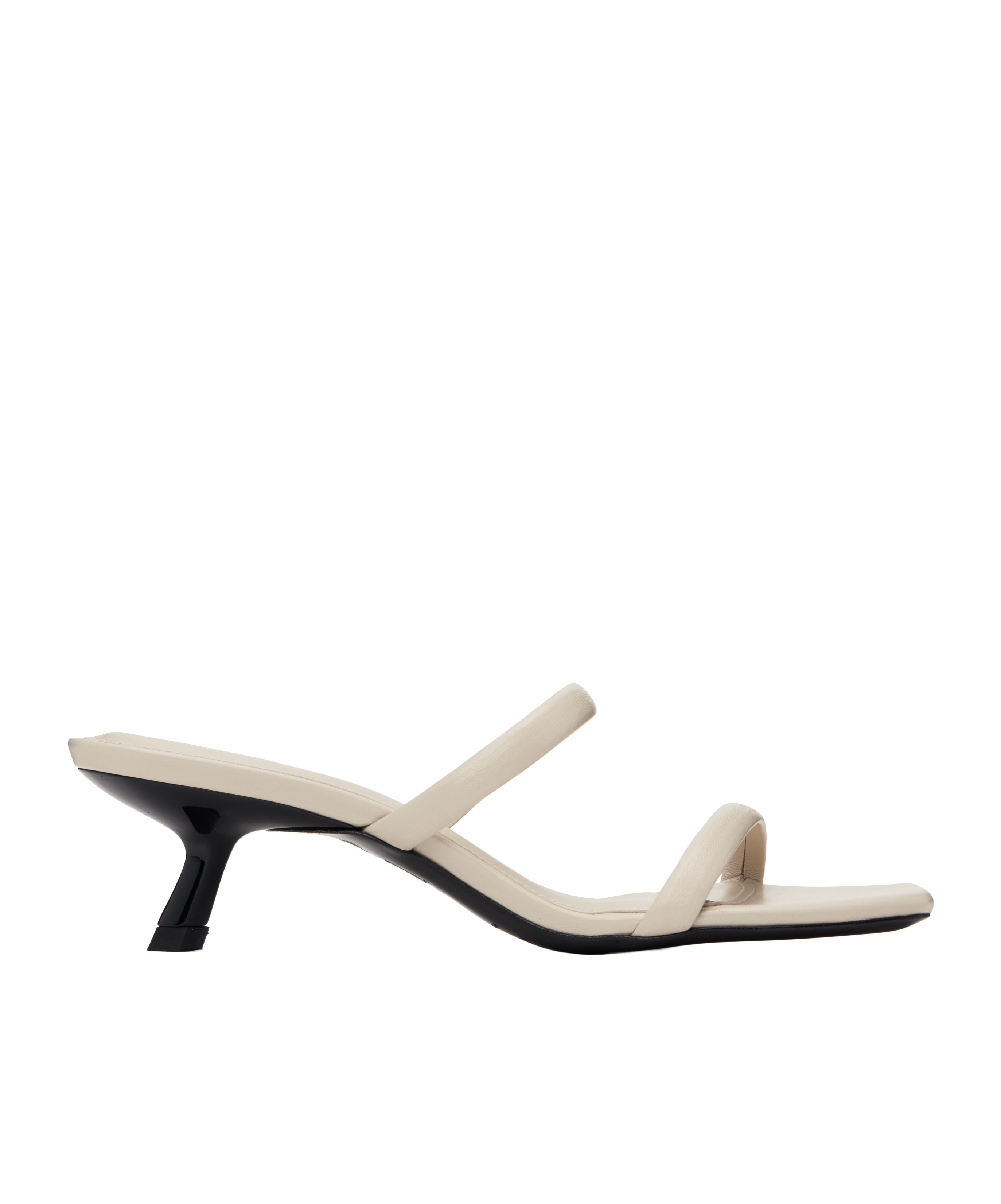Anine Bing Off-white Hilda Mules In Nude
