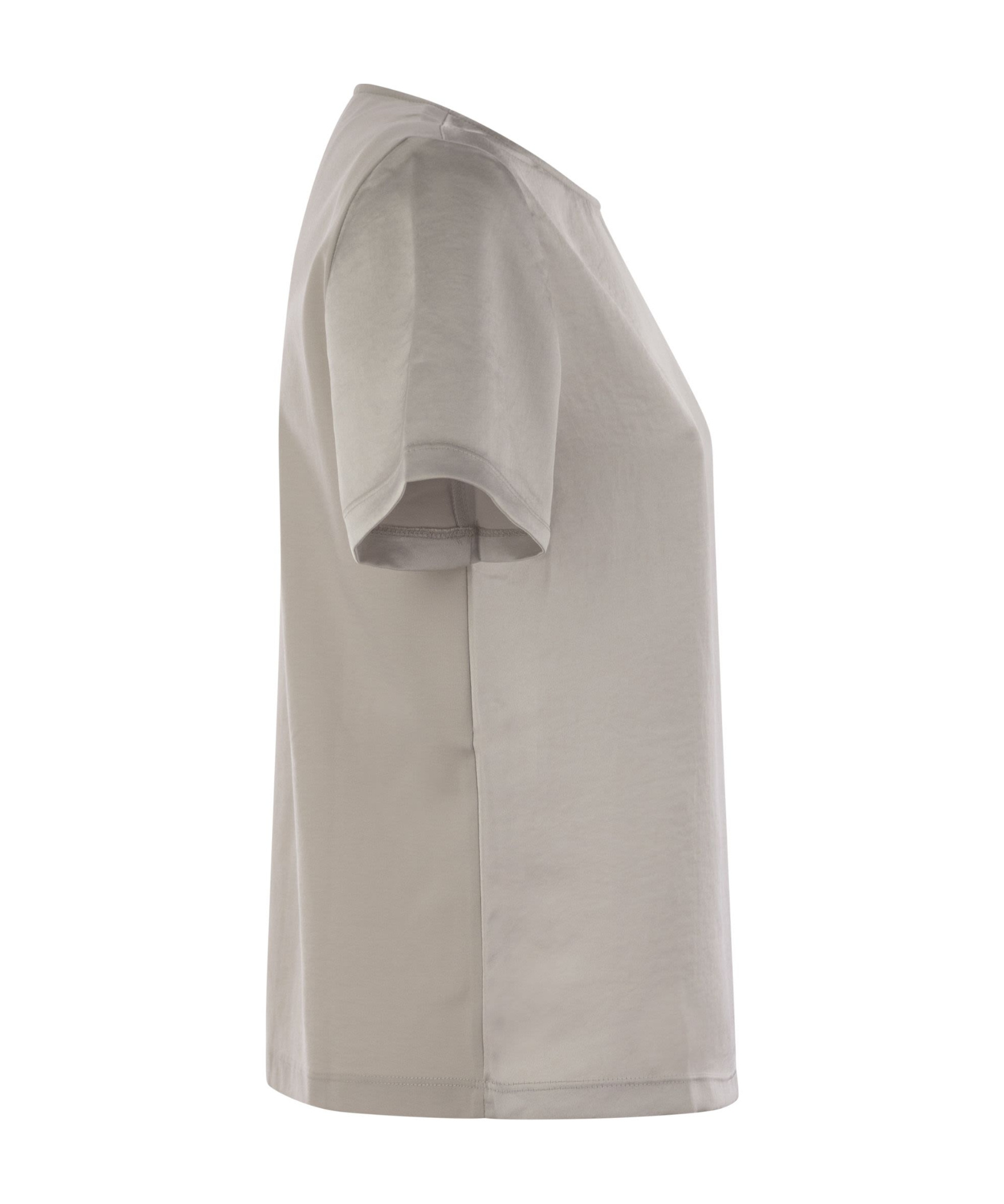 Weekend Max Mara Amburgo Crewneck T-shirt In Nude