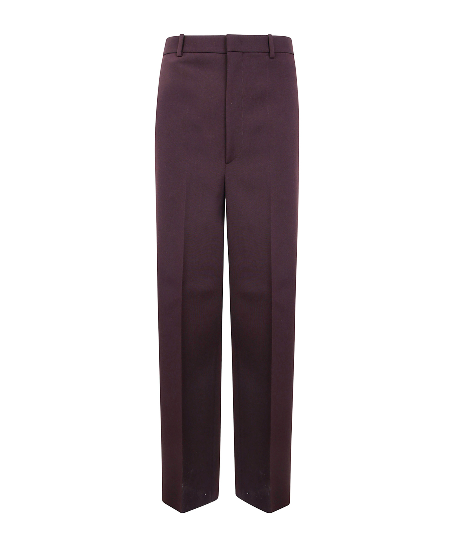 Jil Sander Tailored Trousers With Pleats And Pockets In Red