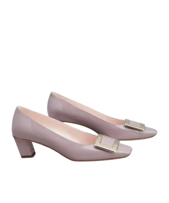 ROGER VIVIER BELLE VIVIER PUMPS IN PATENT LEATHER 