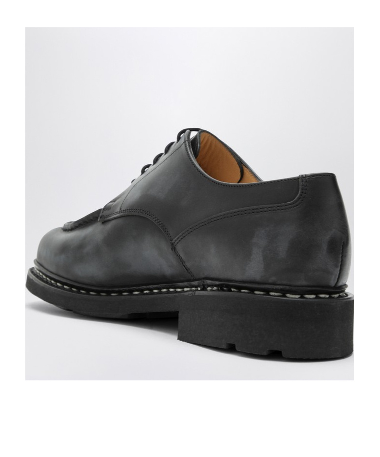 Paraboot Thiers Sport Shoe Black Leather In Black