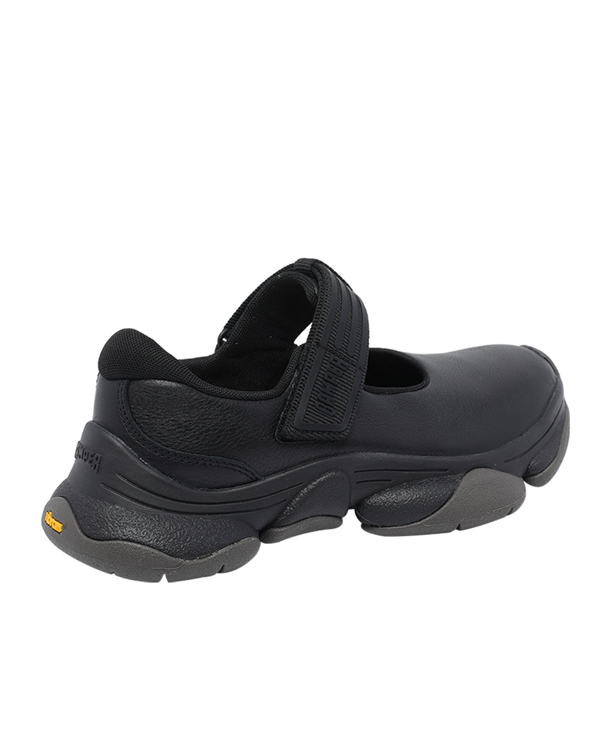 Camper Velcro Round Toe Sneakers In Black