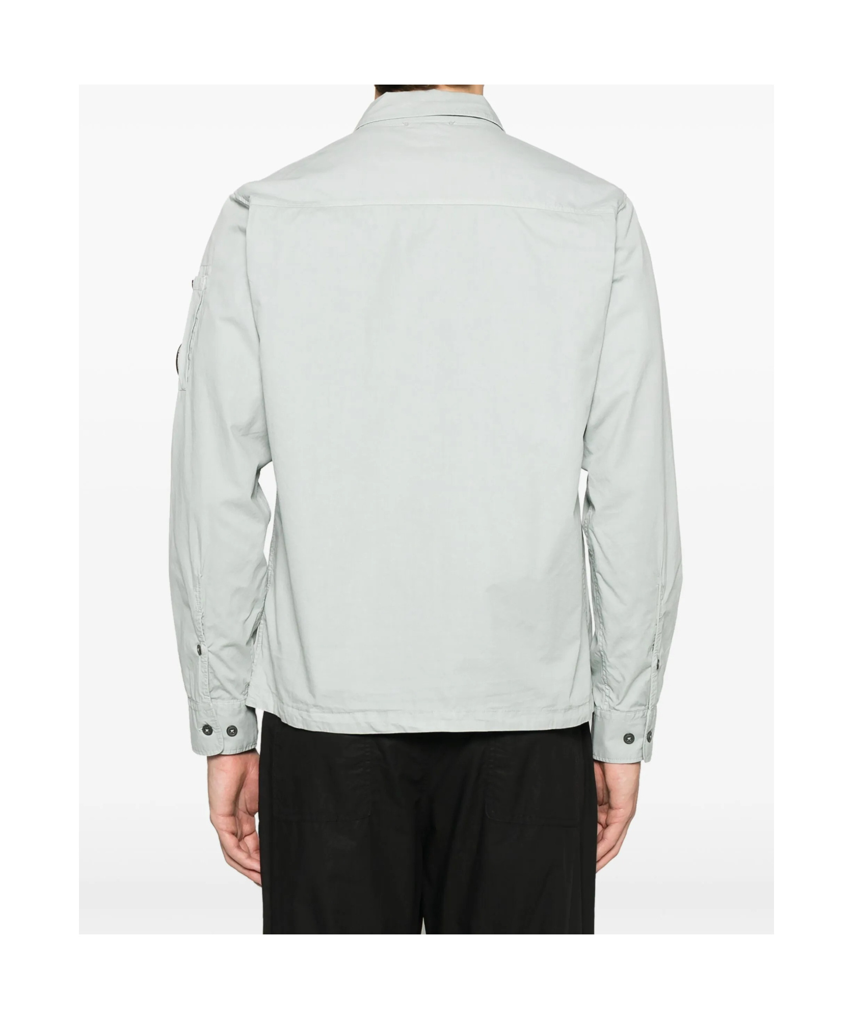 C.p. Company Lens-detailed Jacket In White