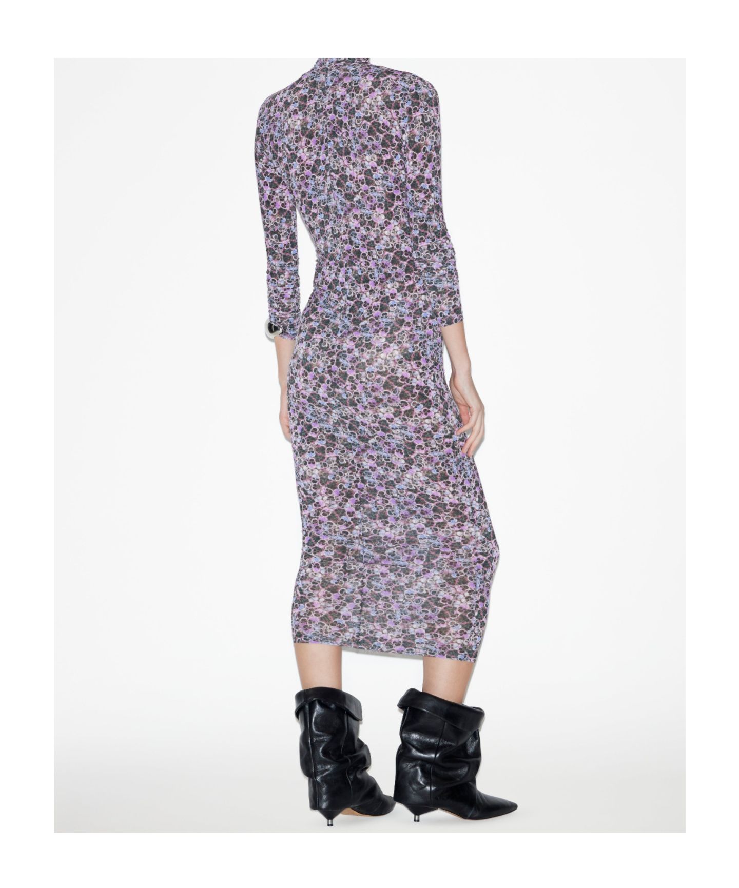 Shop Isabel Marant Vanessa Dress In Gray