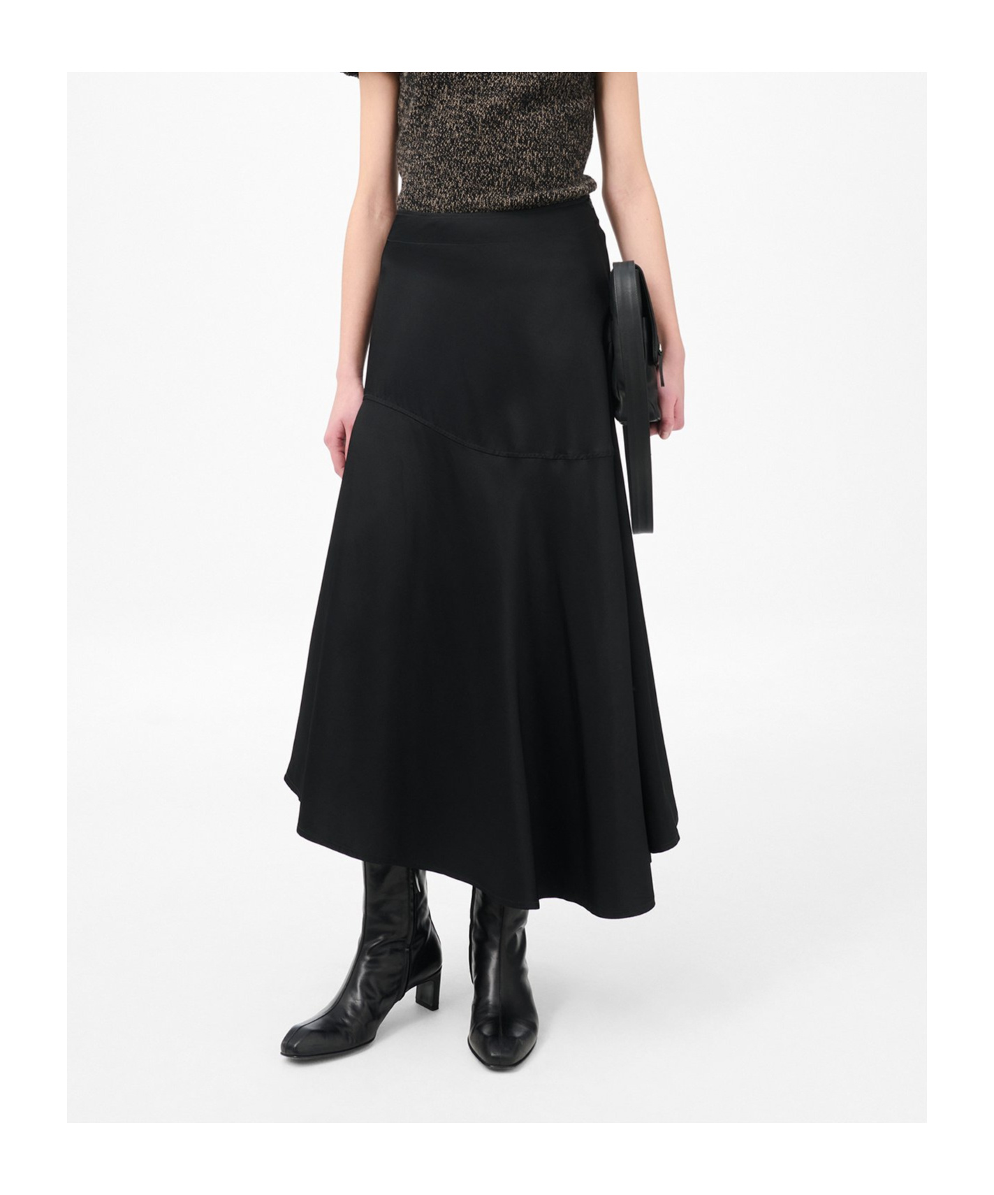 Our Legacy Waltz Asymmetric Skirt In Black