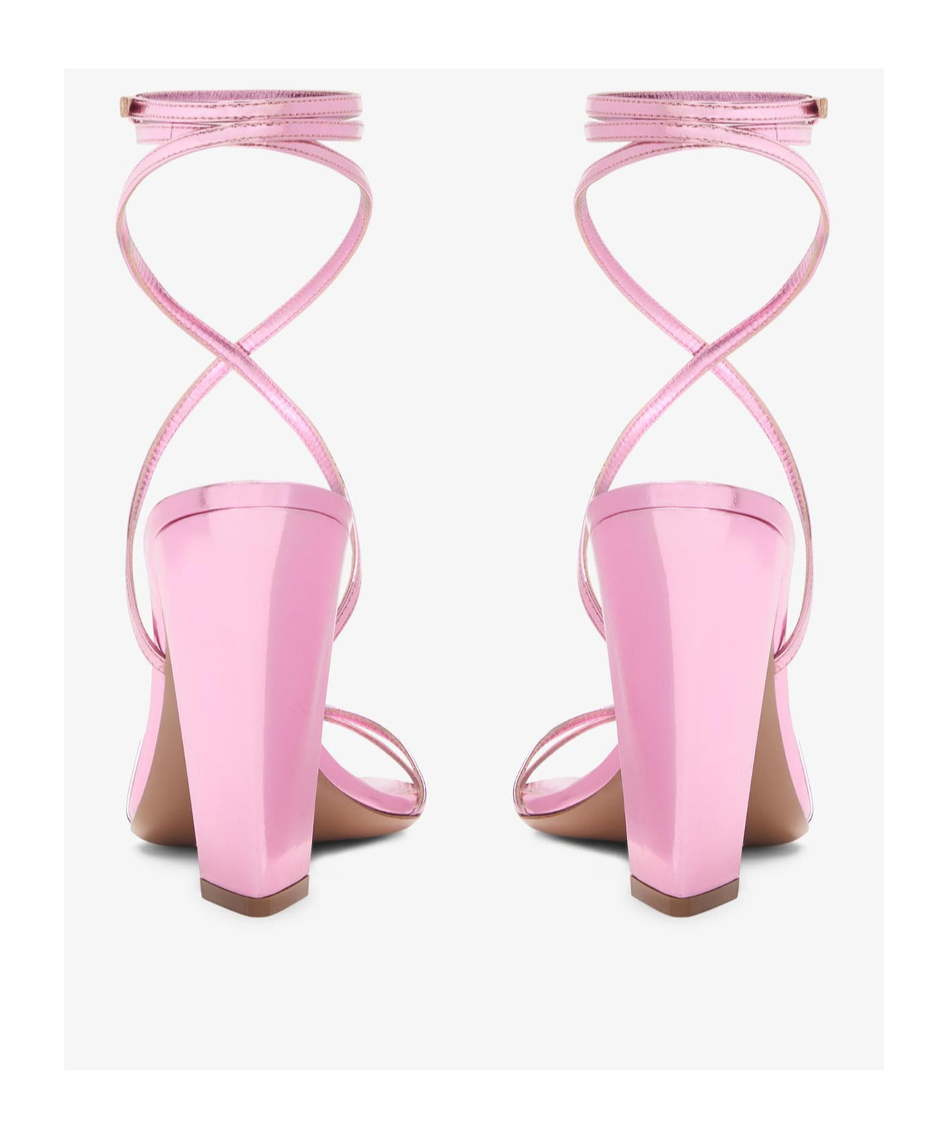 Paris Texas Diana 105mm Leather Sandals In Pink