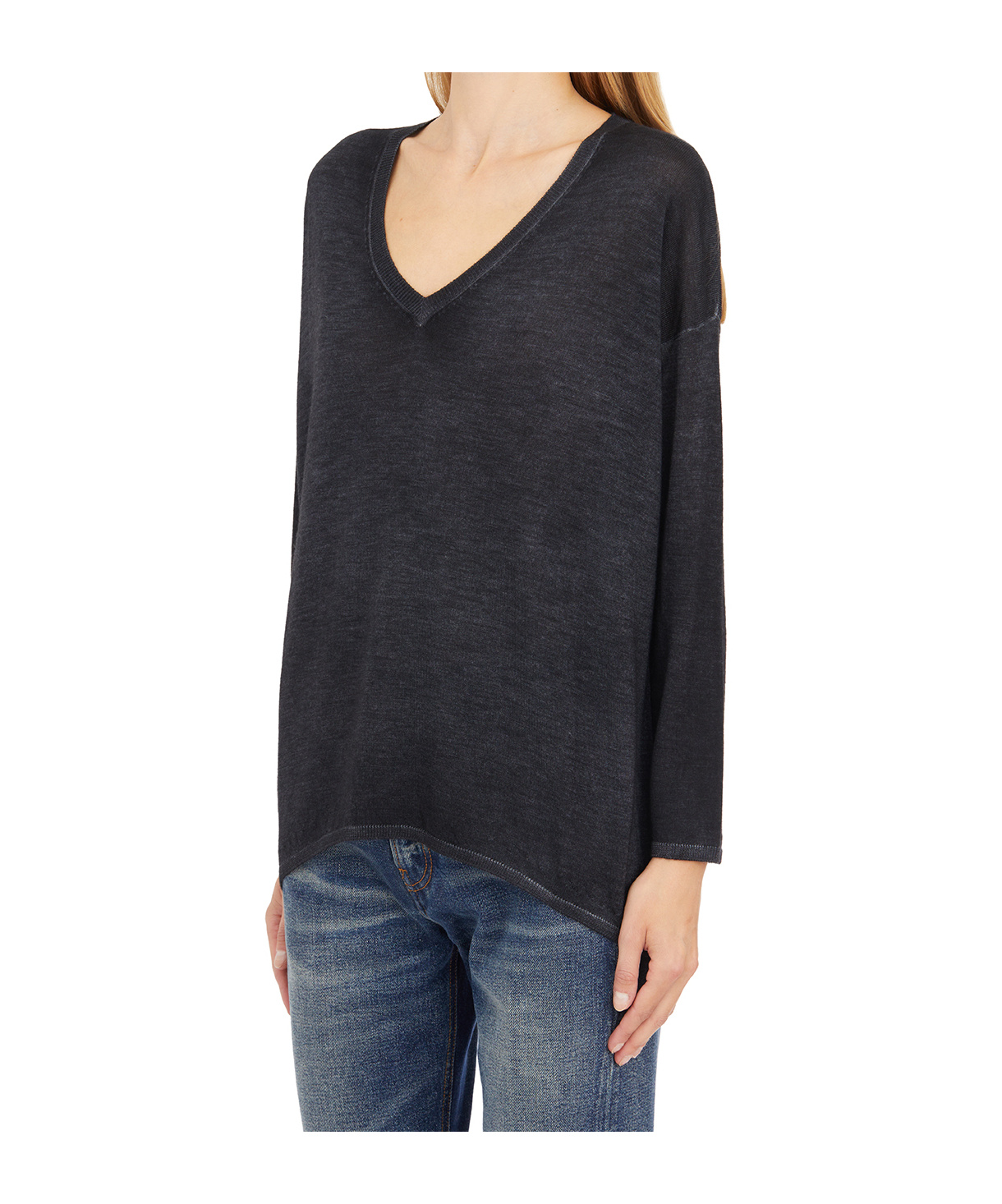 Avant Toi V-neck Sweater In Green