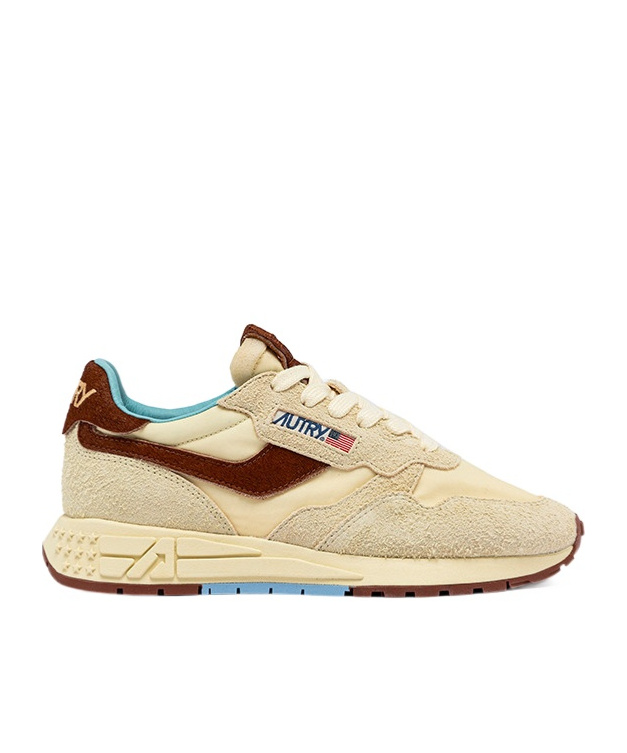 Autry Laced Sneakers In Nude