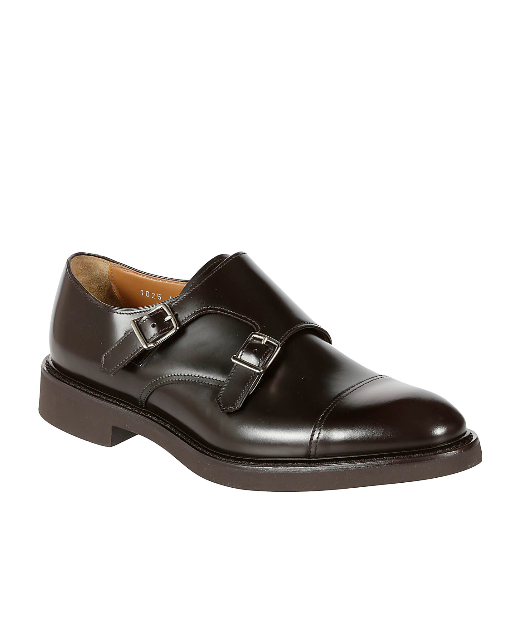 Doucal's Double-buckle Monk Shoes In Black