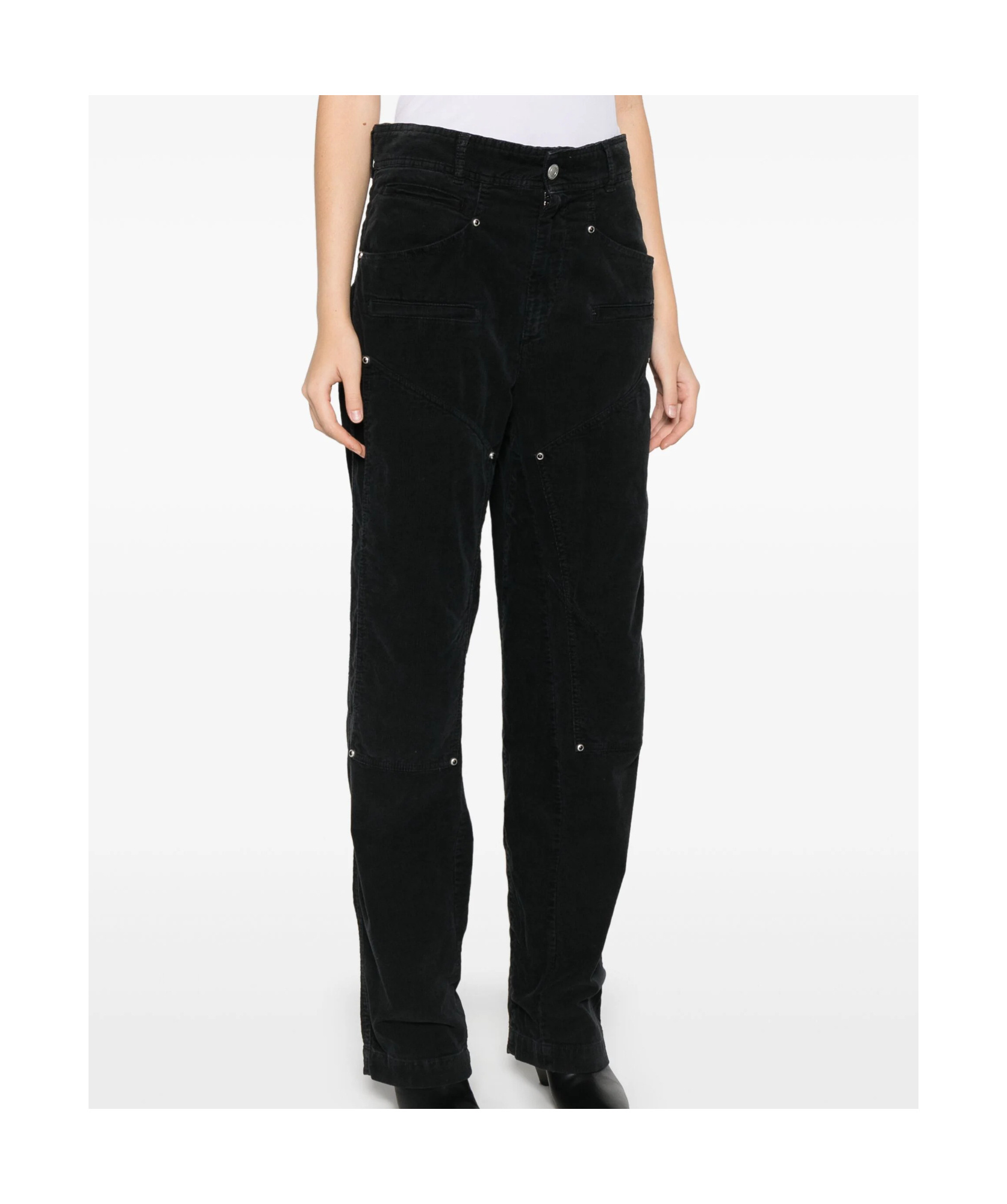Isabel Marant Emmy Straight-leg Jeans In Black