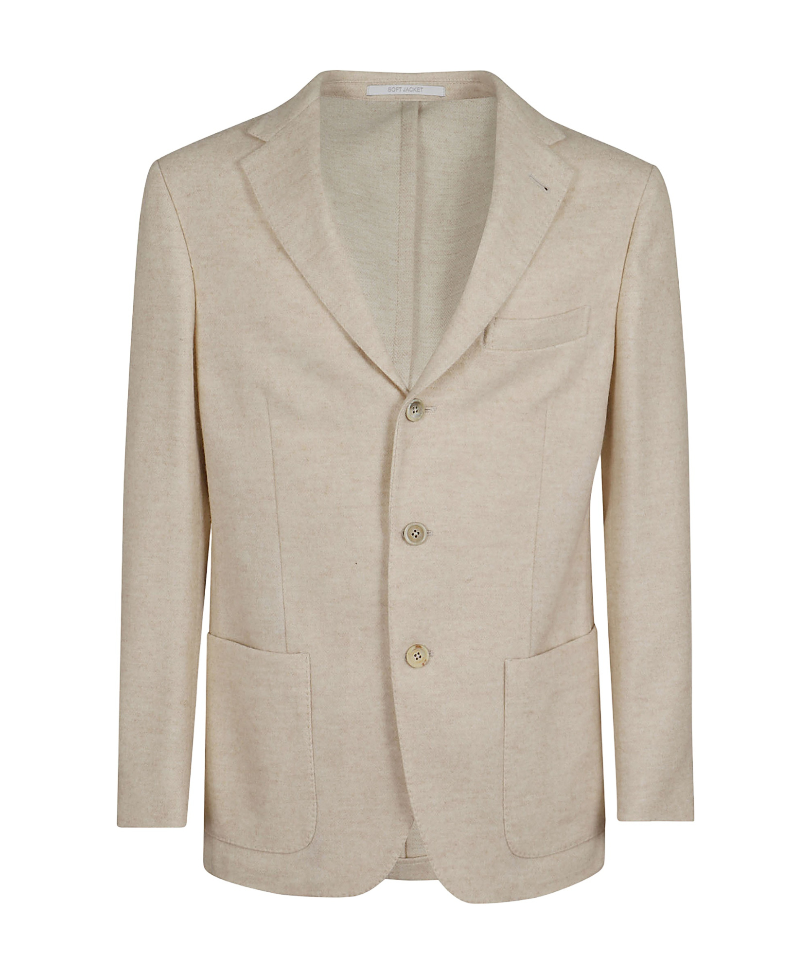 Eleventy Single Breasted Casual Jacket In Nude