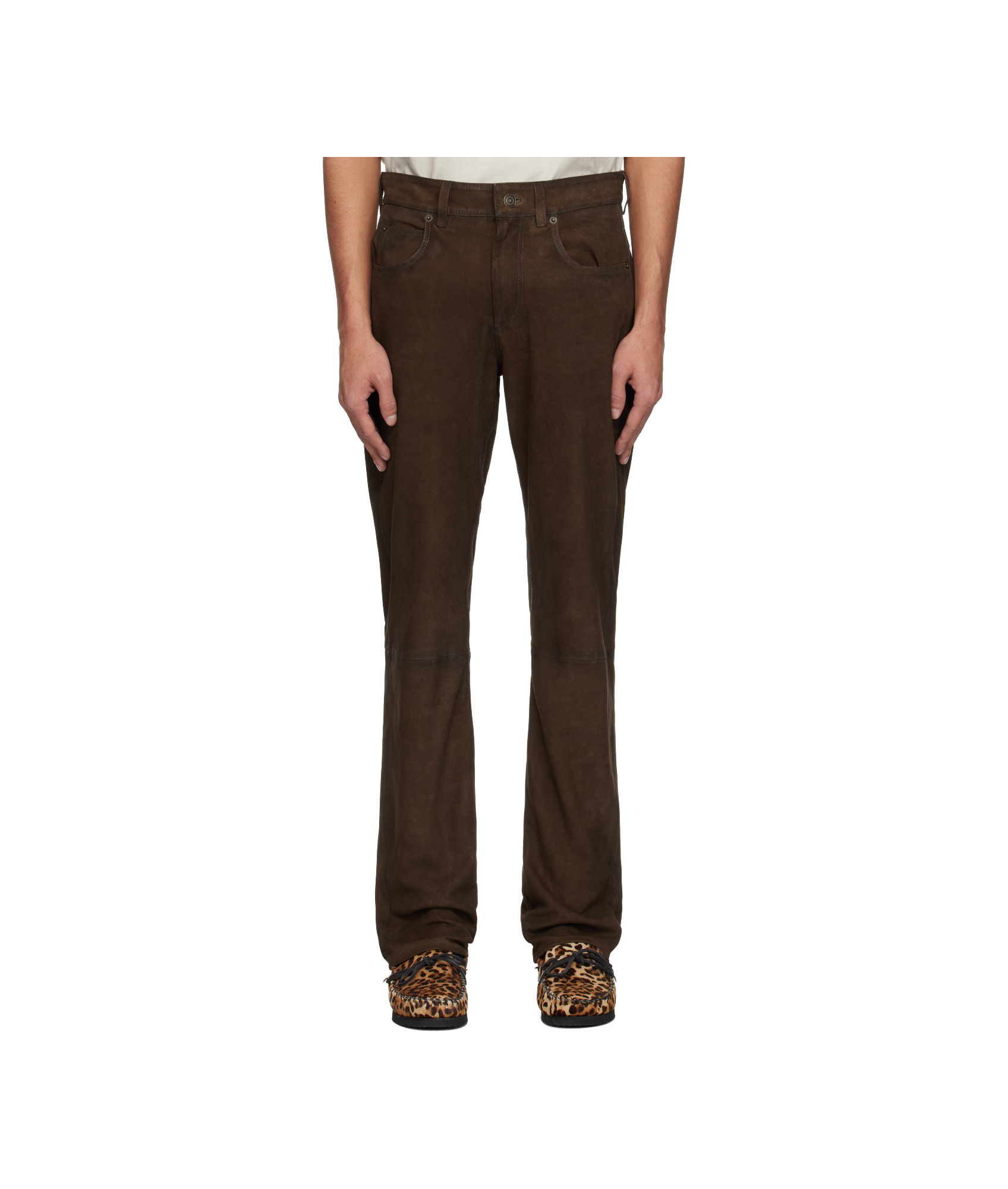 Isabel Marant Casual Pants With Belt Loops In Brown