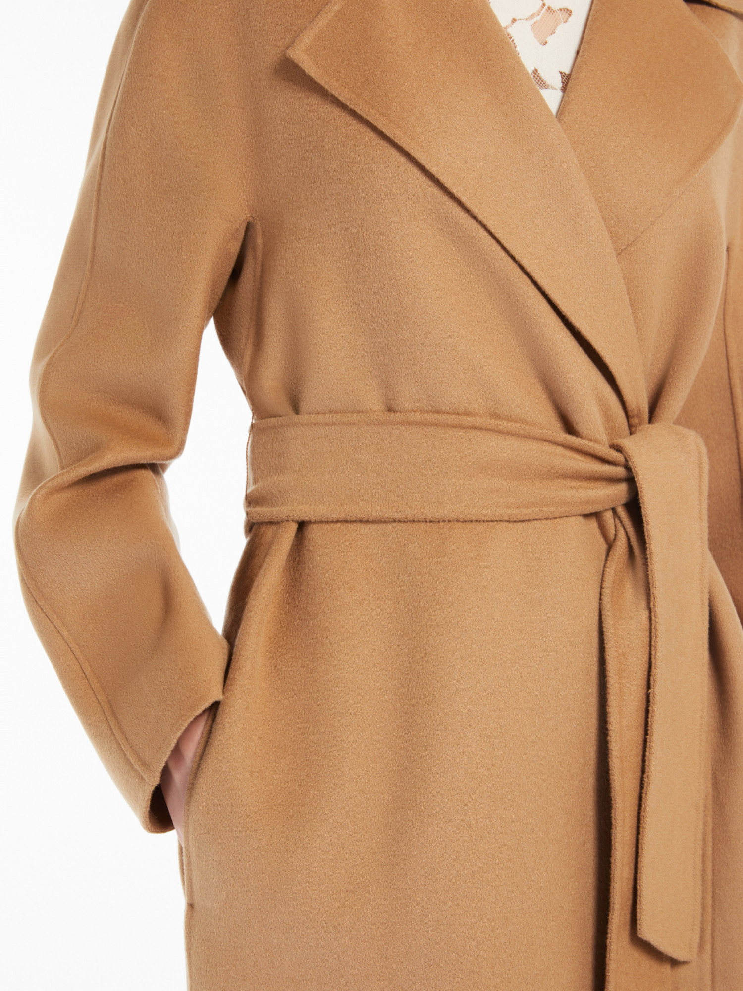 Max Mara Coat In Nude